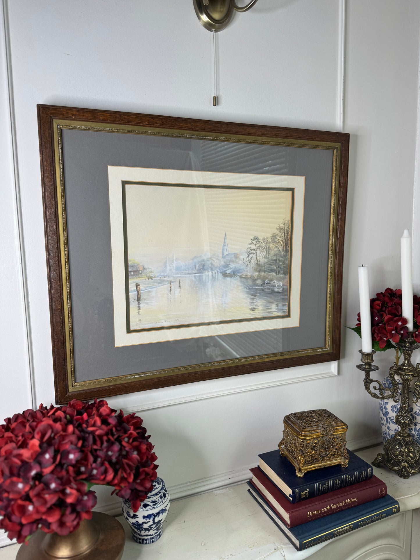Wesley Jones 1925 – Signed Vintage Watercolour Painting