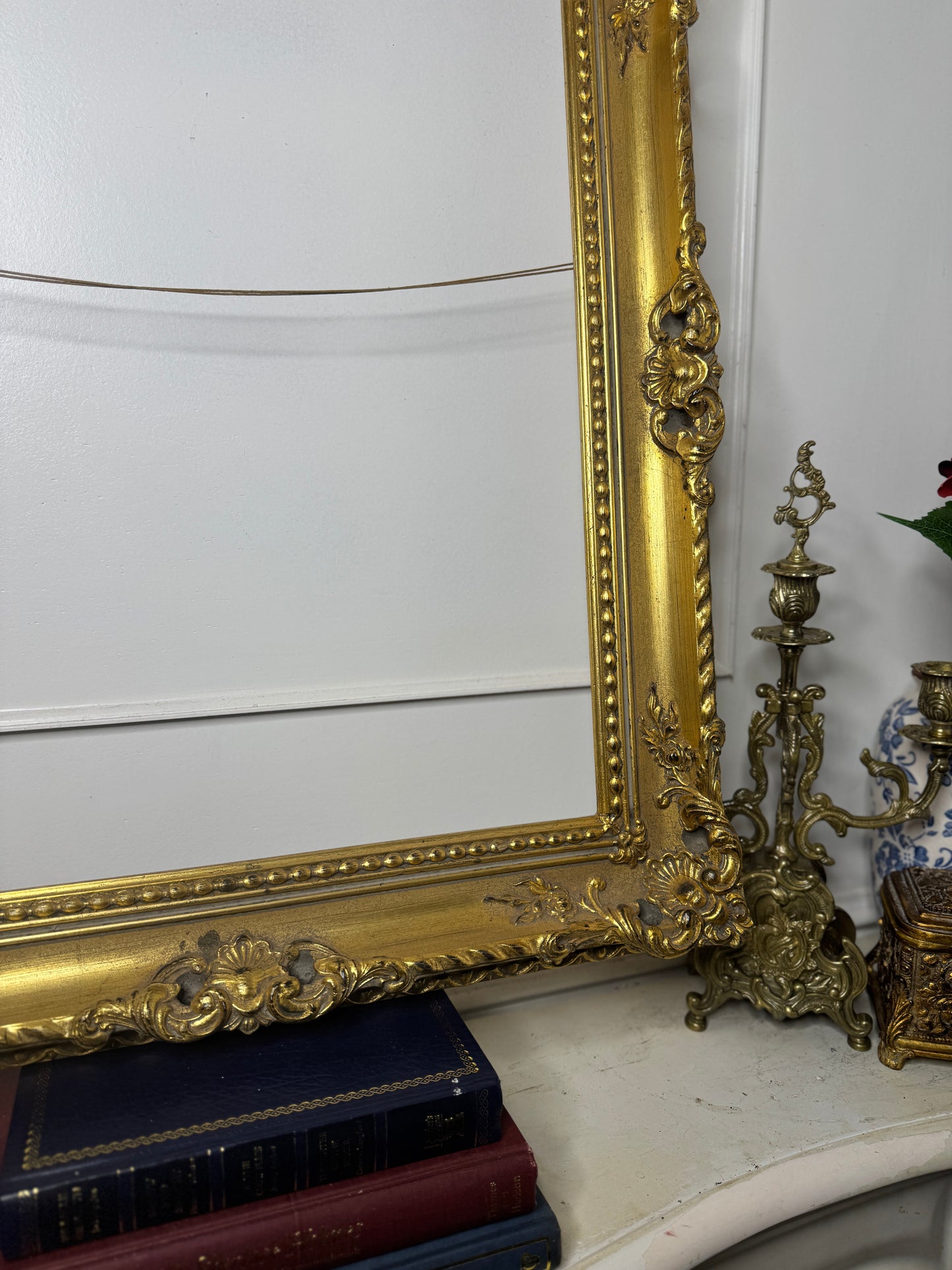 Czech Royalty – Vintage Gold Chippendale Gilt Frame
