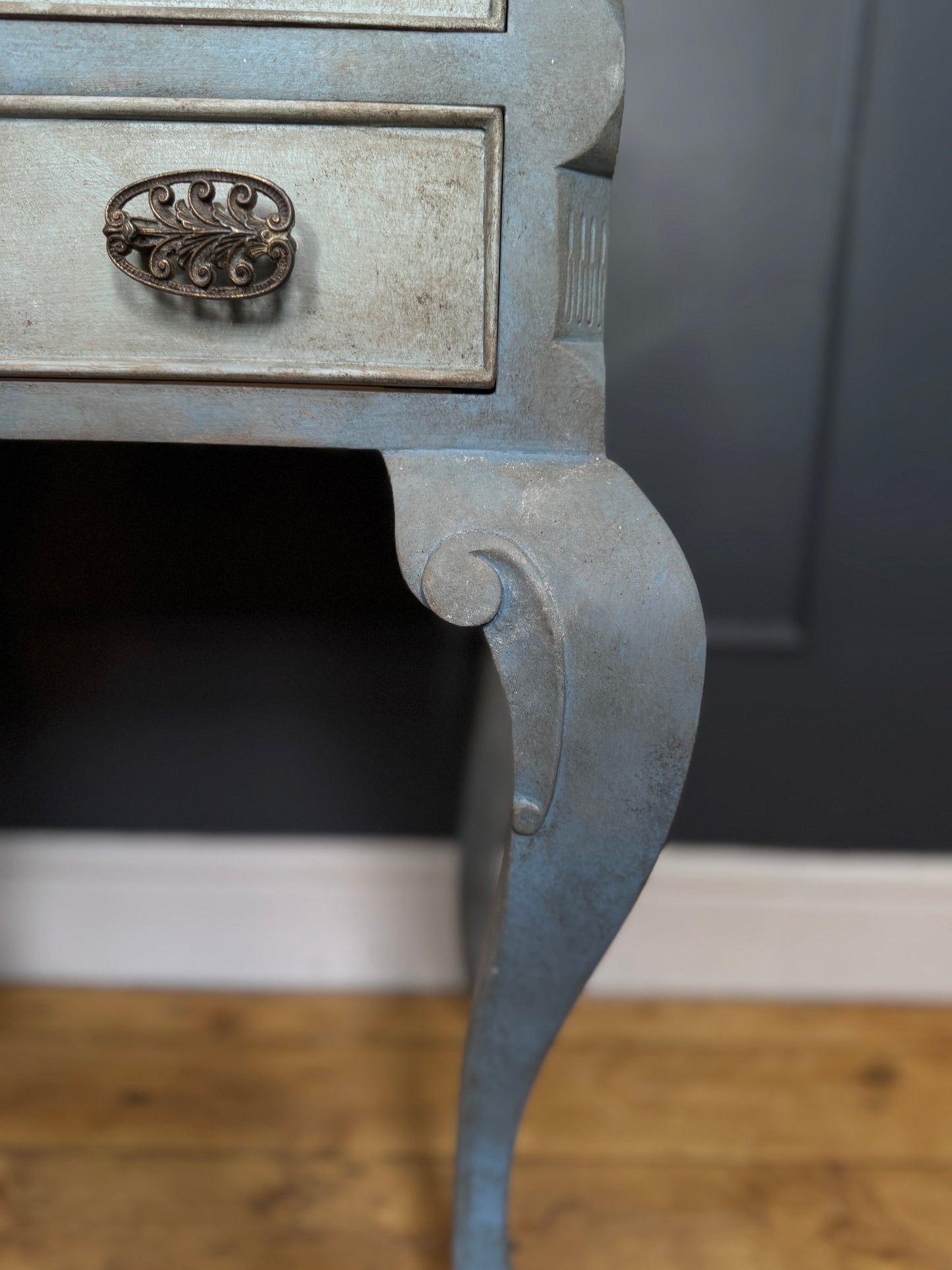 Antique Upcycled French Bedside Tables – One of a Kind Pair