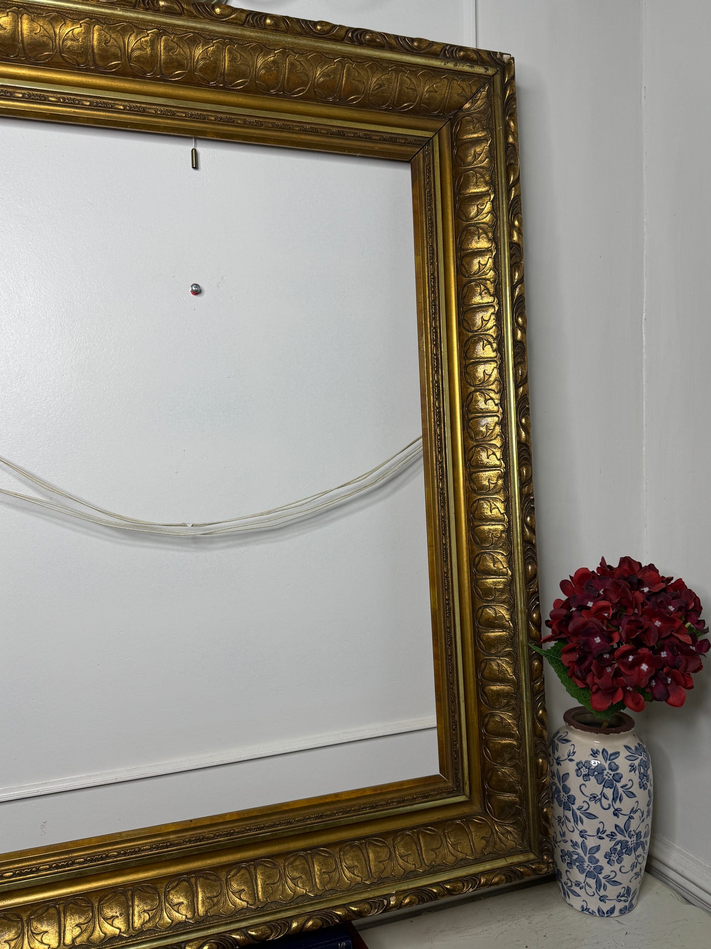 Extremely Heavy Gilt Frame Versailles Style