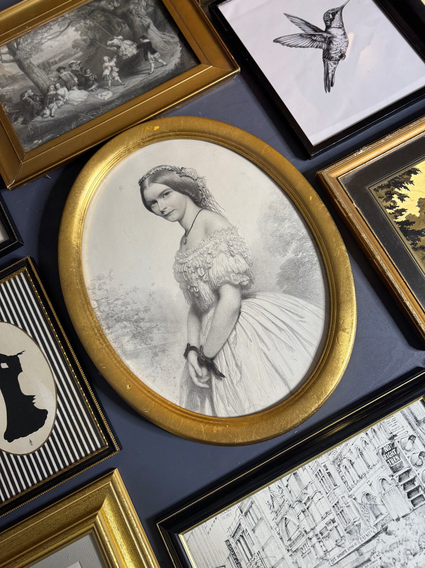 Noir Elegance Collection – Vintage Gallery Wall Set