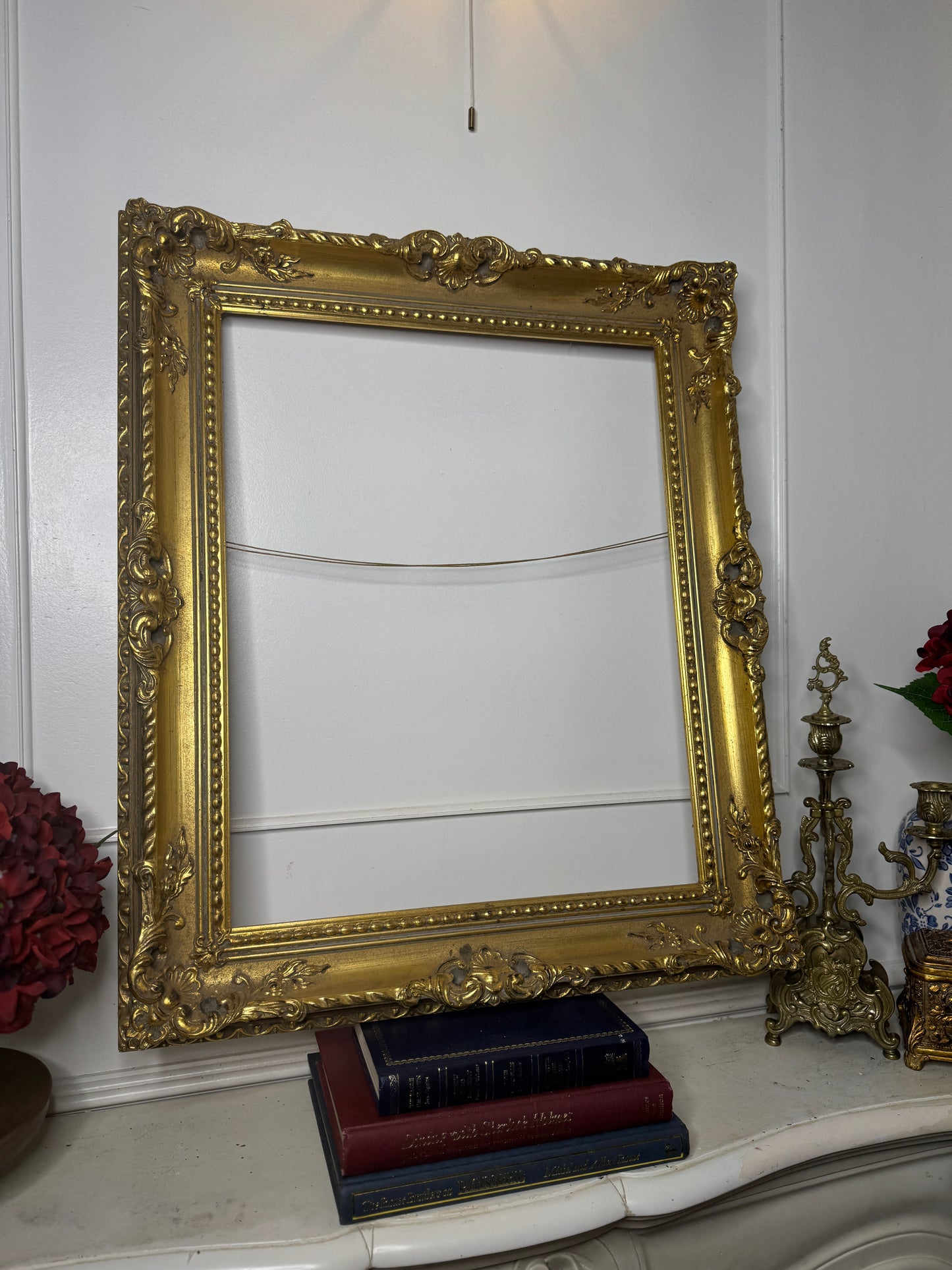 Czech Royalty – Vintage Gold Chippendale Gilt Frame