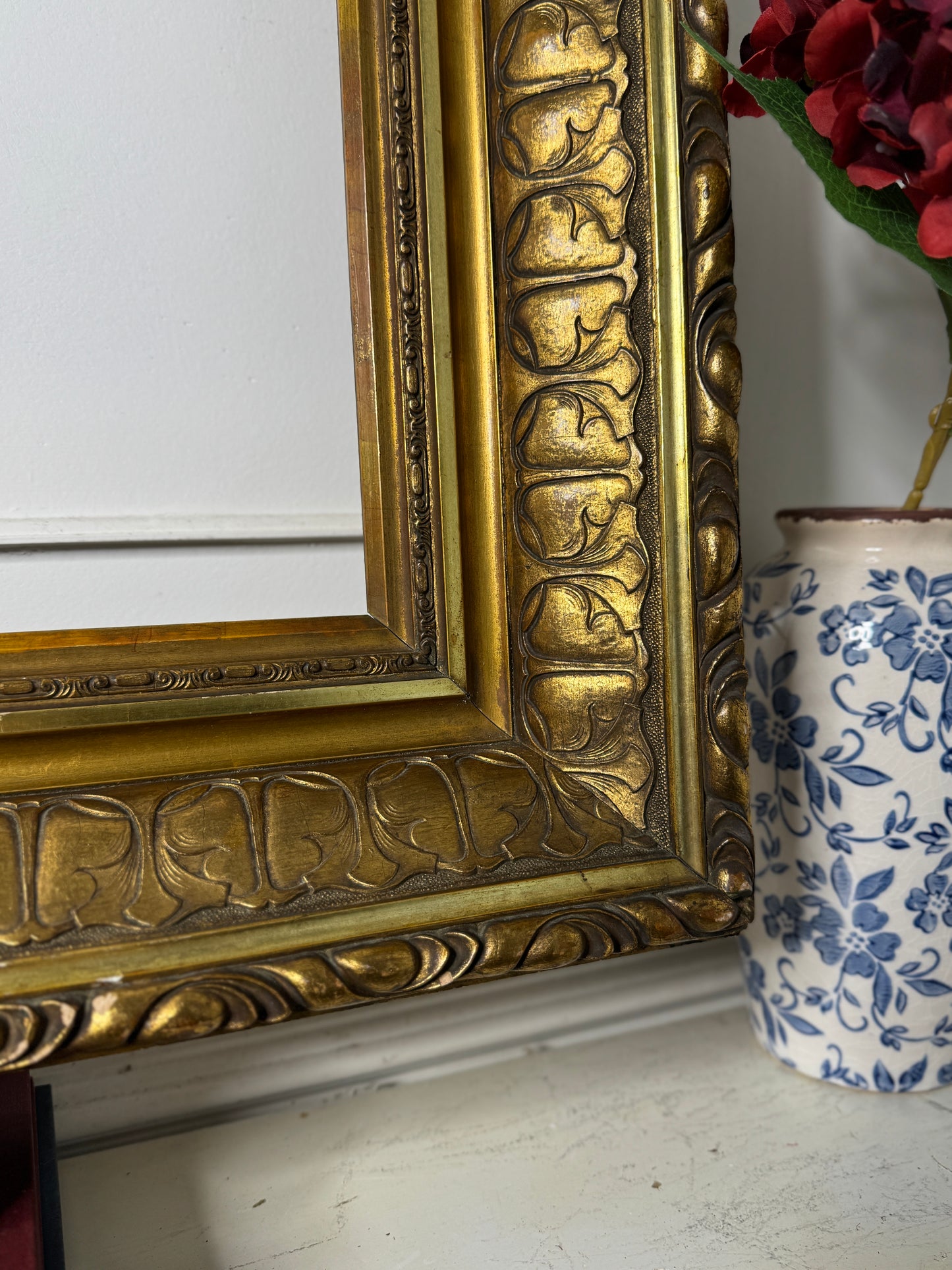 Extremely Heavy Gilt Frame Versailles Style