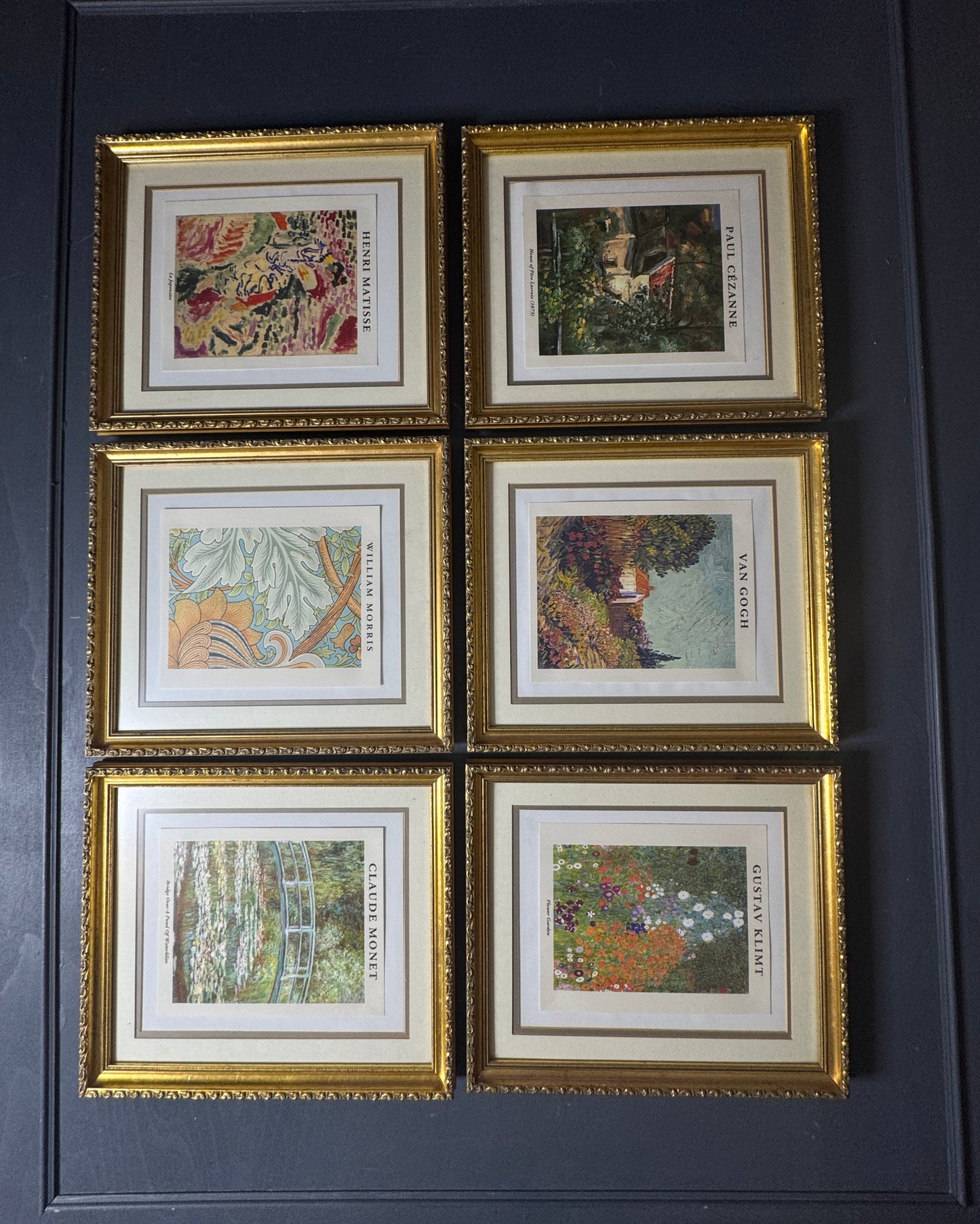 The Gilded Art Dupe Collection-Framed Print Set of Six