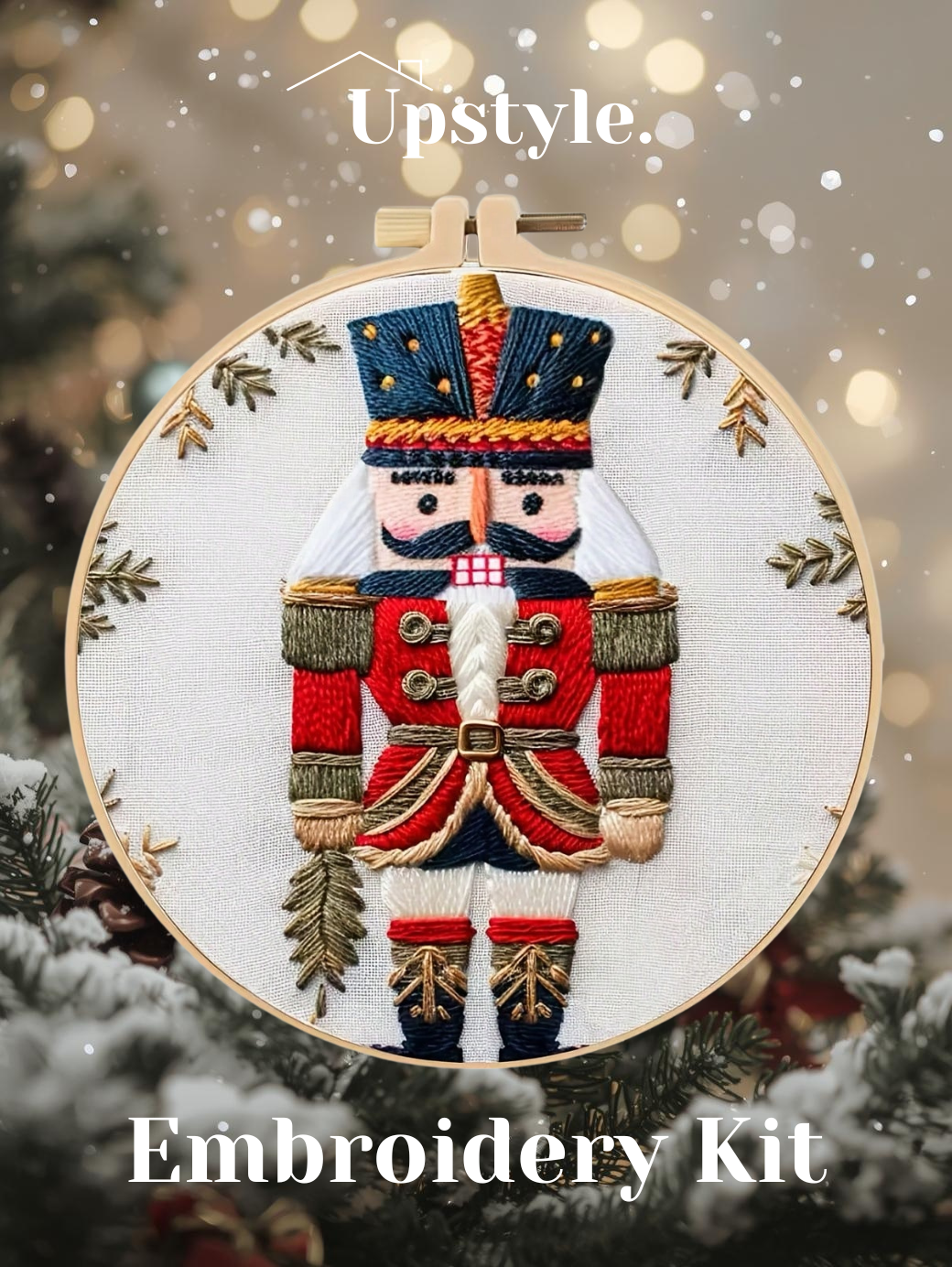 Nutcracker Embroidery Kit