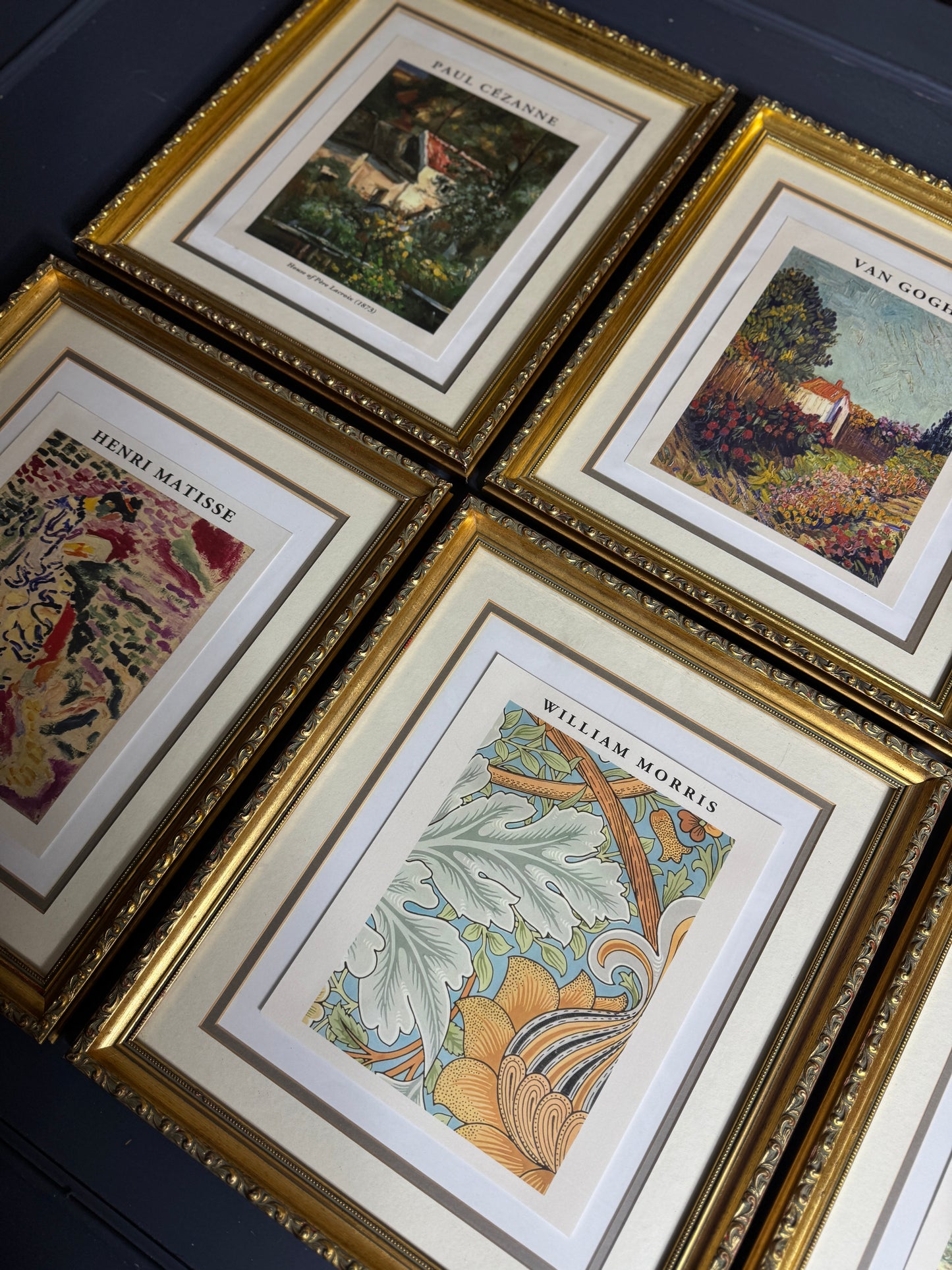The Gilded Art Dupe Collection-Framed Print Set of Six