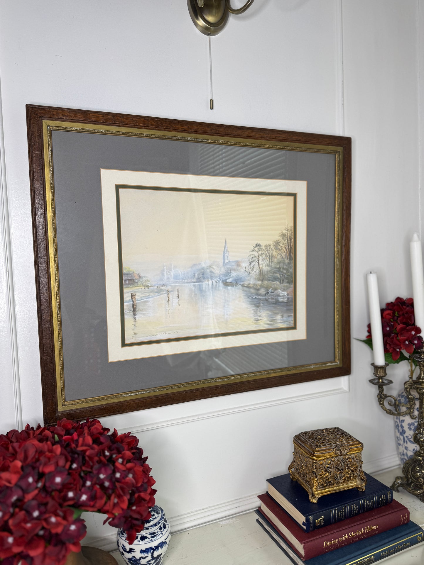 Wesley Jones 1925 – Signed Vintage Watercolour Painting