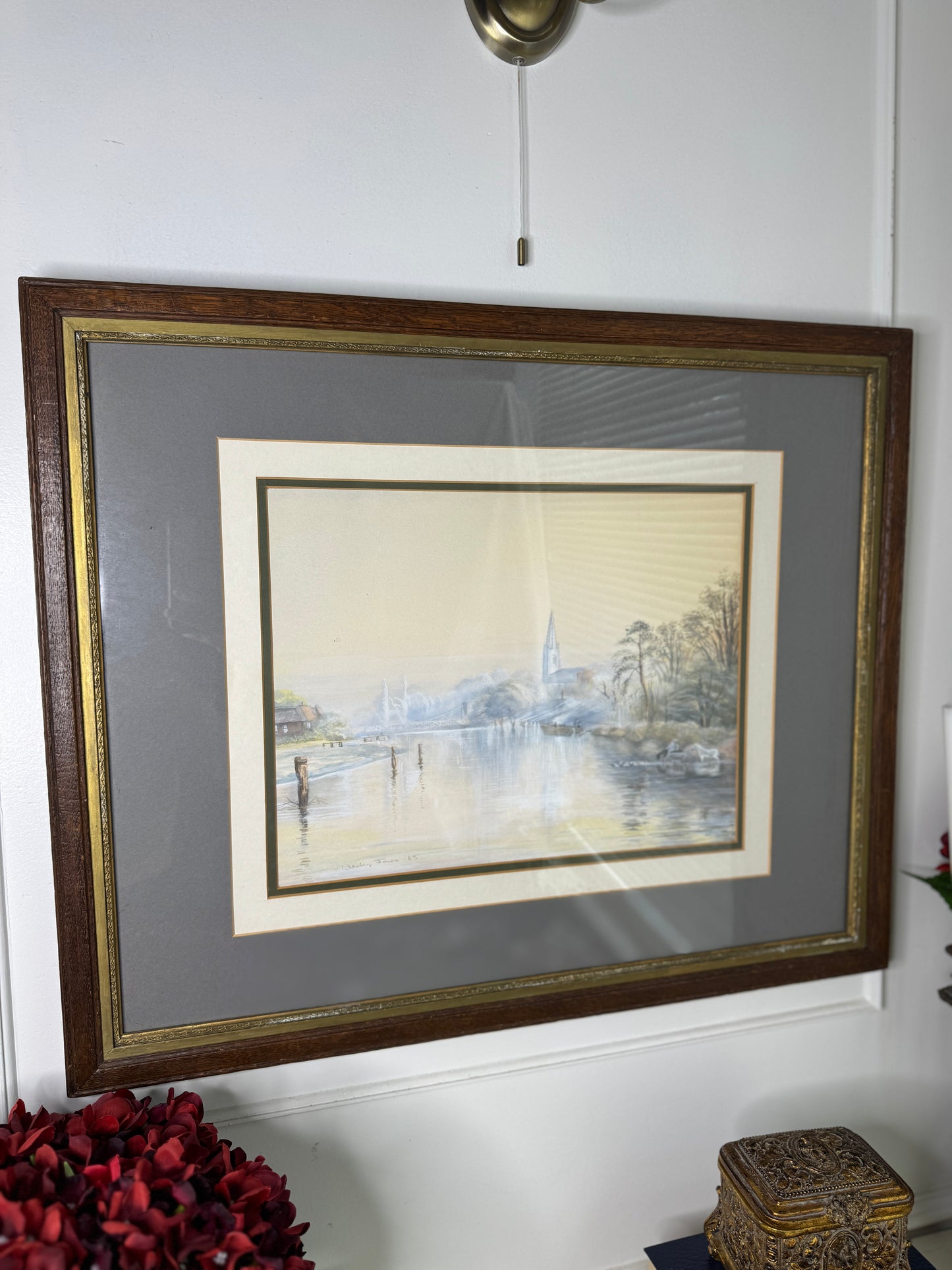Wesley Jones 1925 – Signed Vintage Watercolour Painting