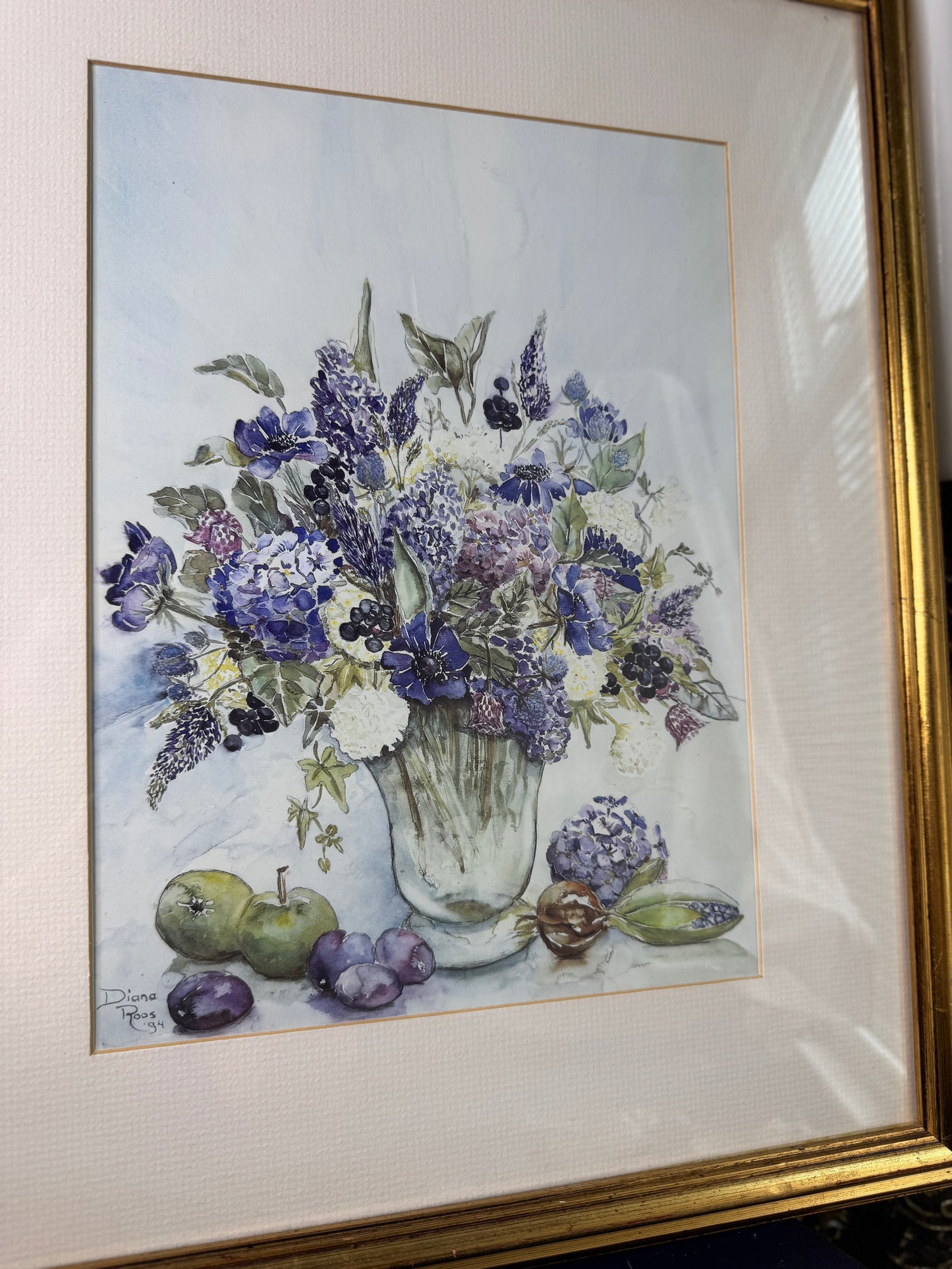 Vintage Fine Art - Diana Roos 1994 Print