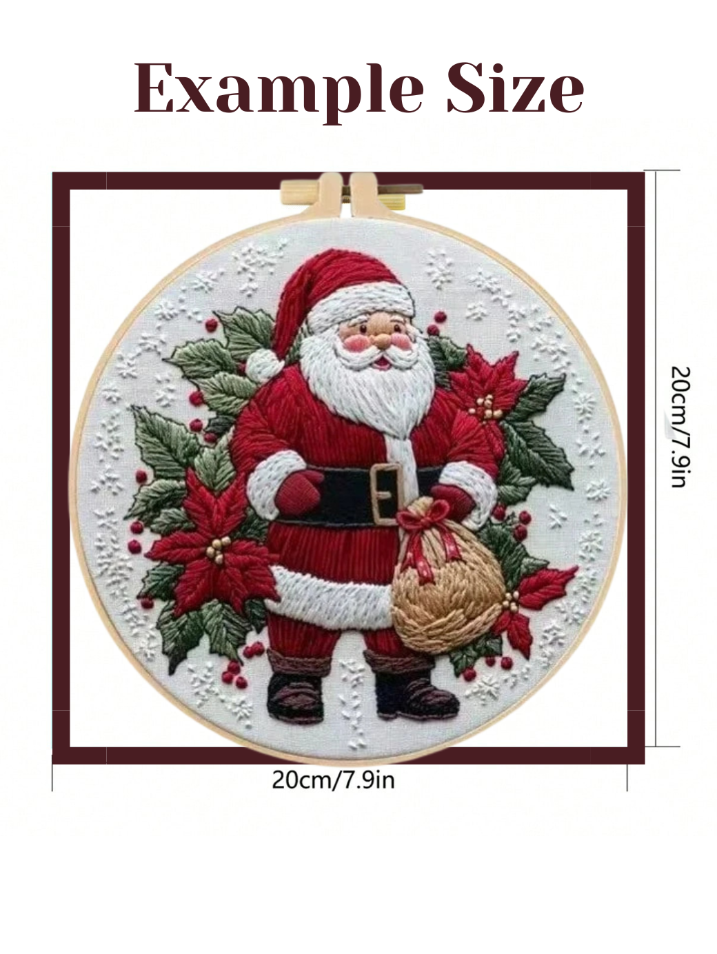 Santa Claus Embroidery Kit