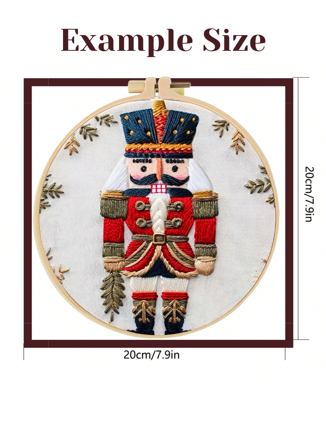 Nutcracker Embroidery Kit