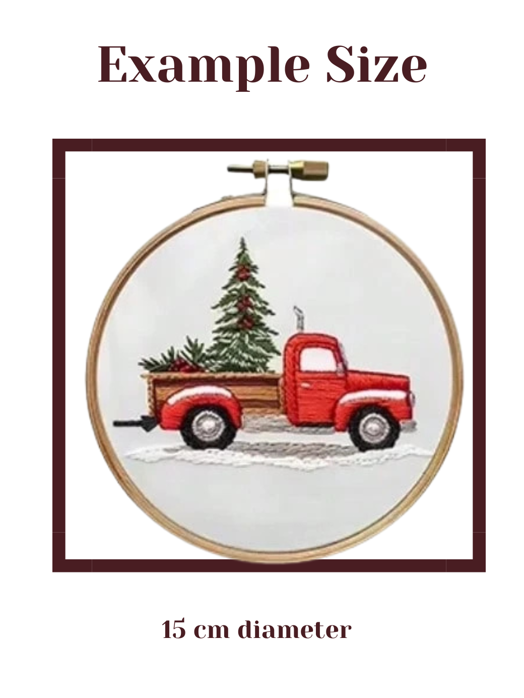 Festive Delivery Embroidery Kit