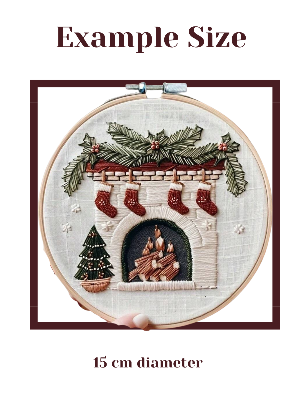 Fireside Wishes Embroidery Kit