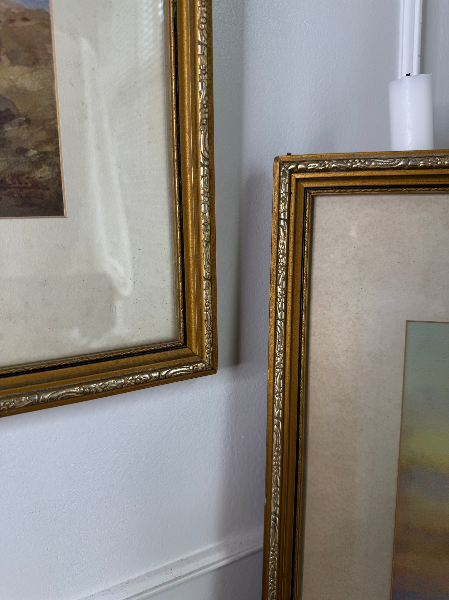 Saffron & Sandstone – Framed Egypt Watercolour Duo