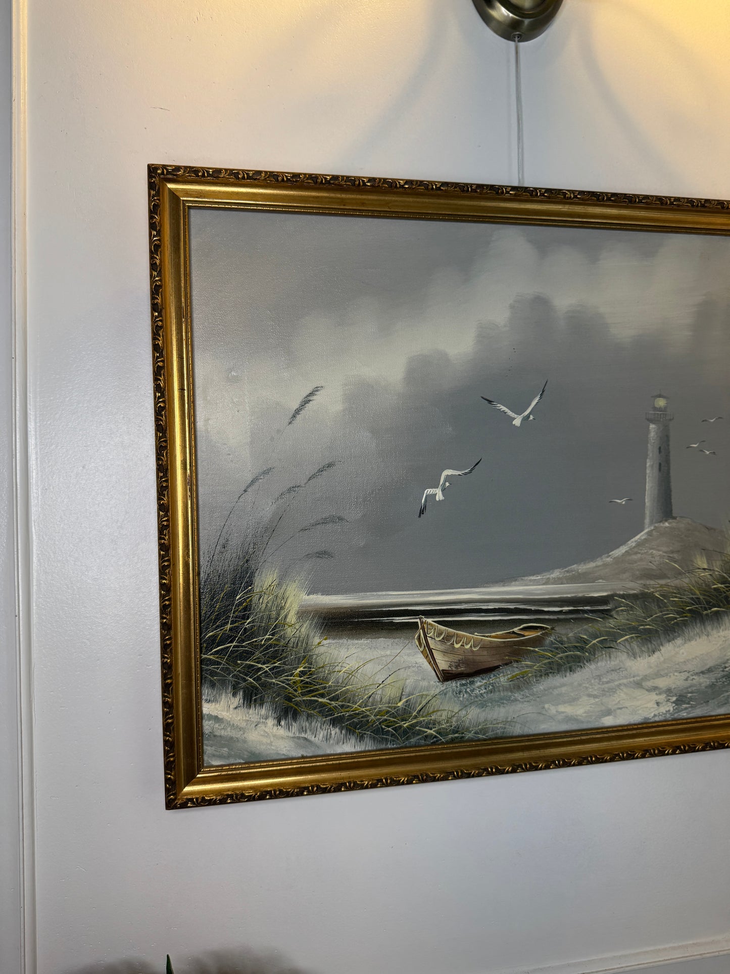 Silent Watch – Coastal Oil on Canvas