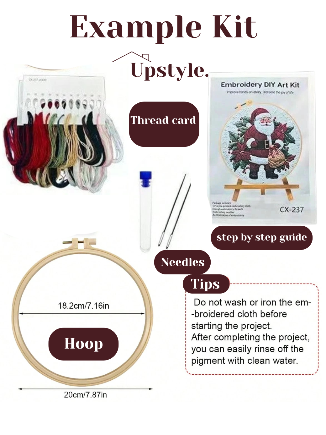 Fireside Wishes Embroidery Kit
