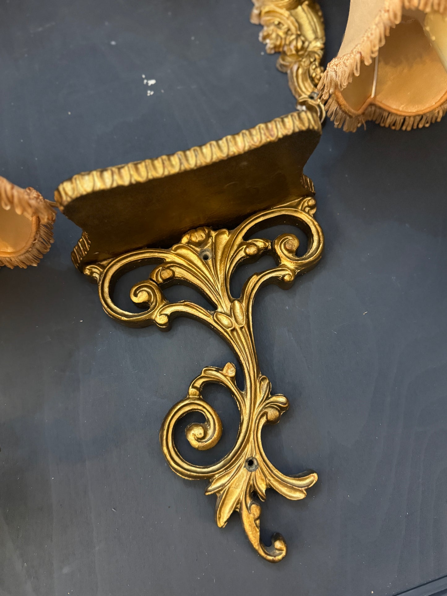 French Gilded Antique Wall Lights & Wall Scone