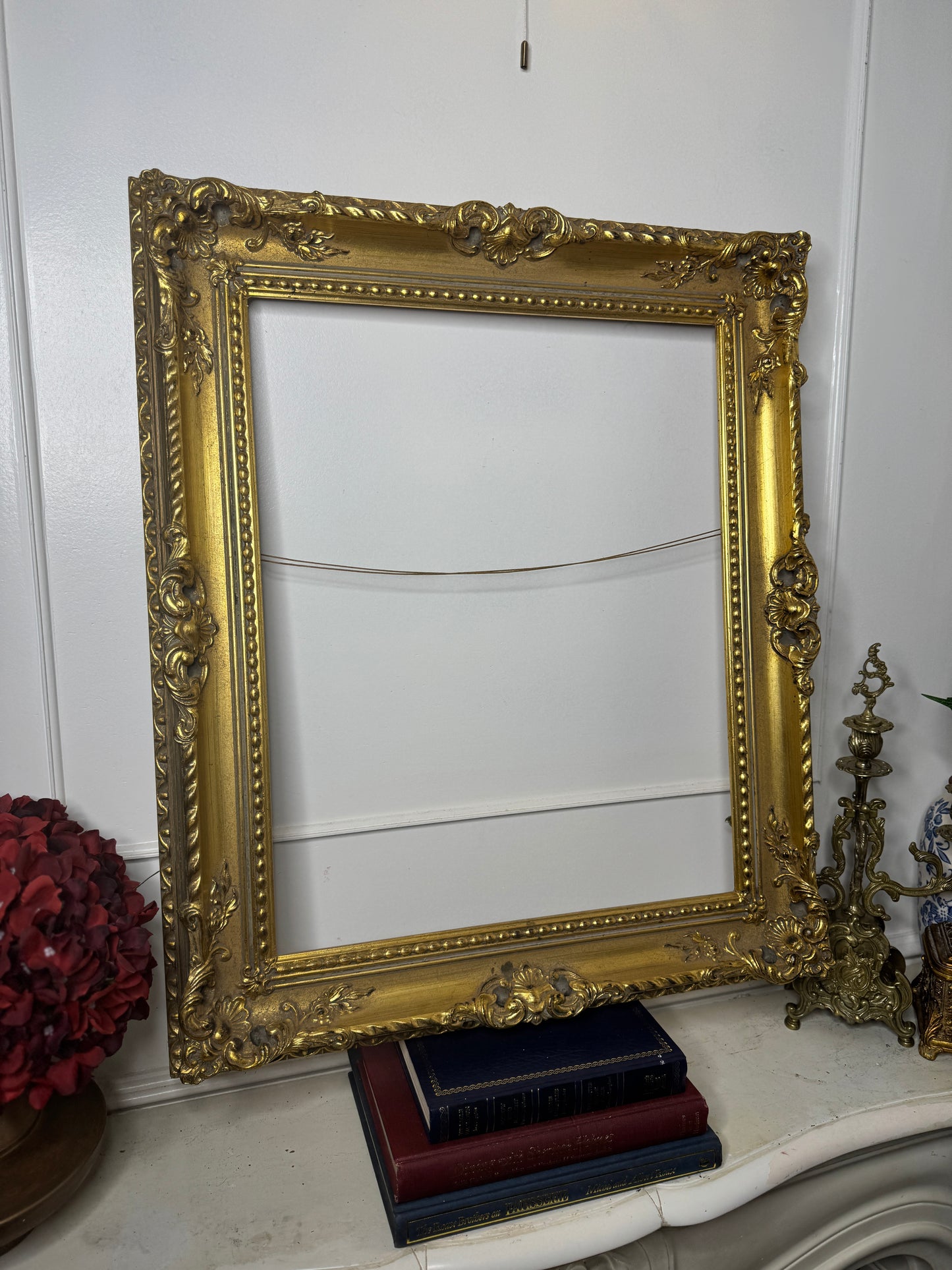 Czech Royalty – Vintage Gold Chippendale Gilt Frame
