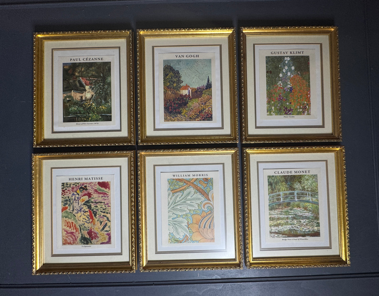 The Gilded Art Dupe Collection-Framed Print Set of Six