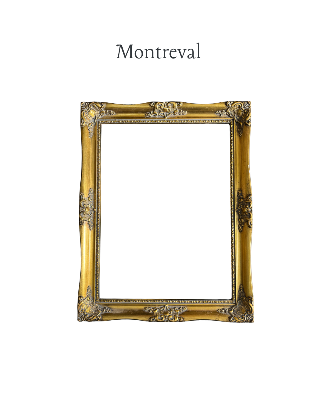 Antique Gold Frame Ornate Montreval Frame