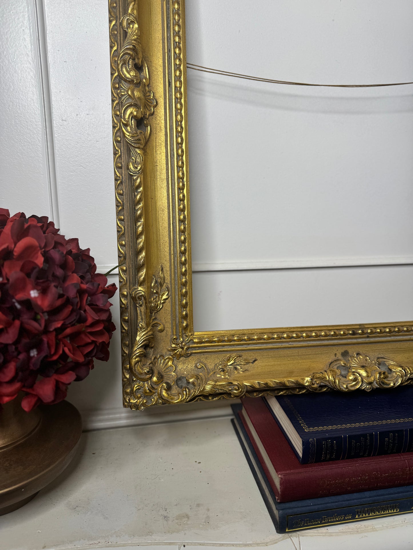 Czech Royalty – Vintage Gold Chippendale Gilt Frame