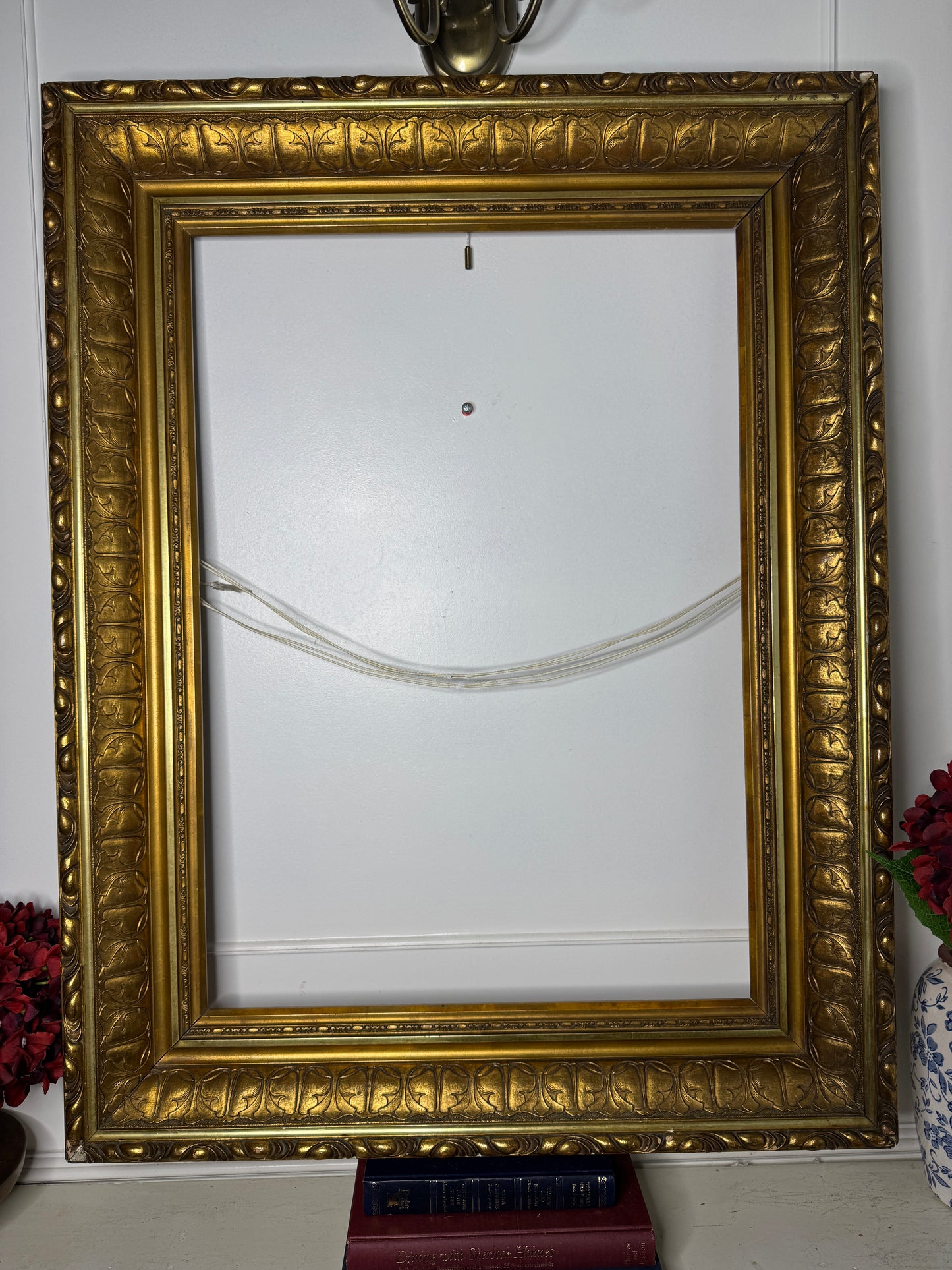 Extremely Heavy Gilt Frame Versailles Style
