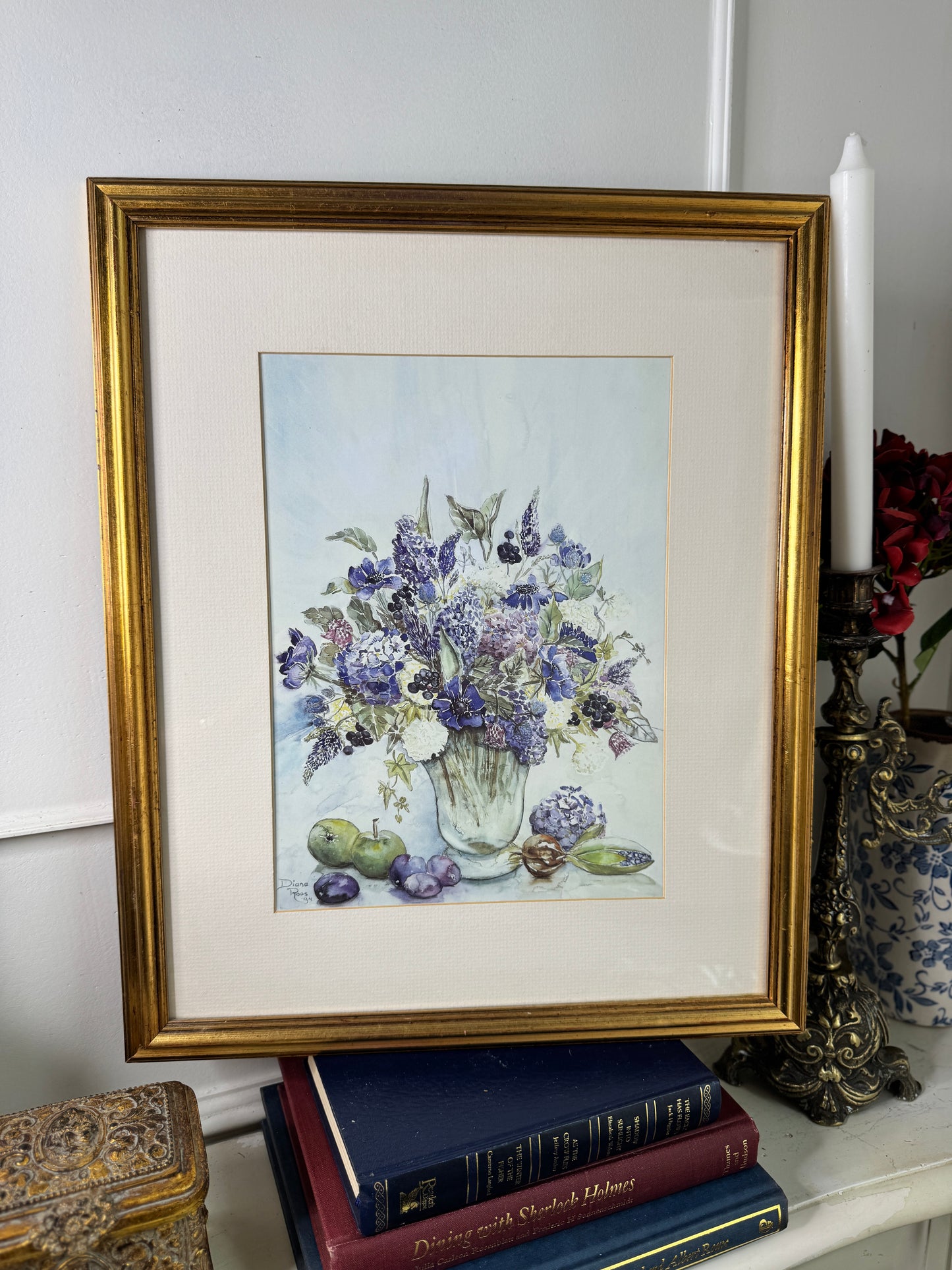 Vintage Fine Art - Diana Roos 1994 Print