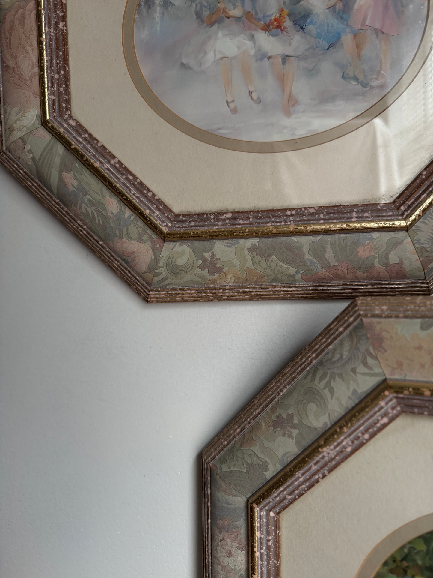 Vintage Fine Art Print Pair – “Just the Two of Us”