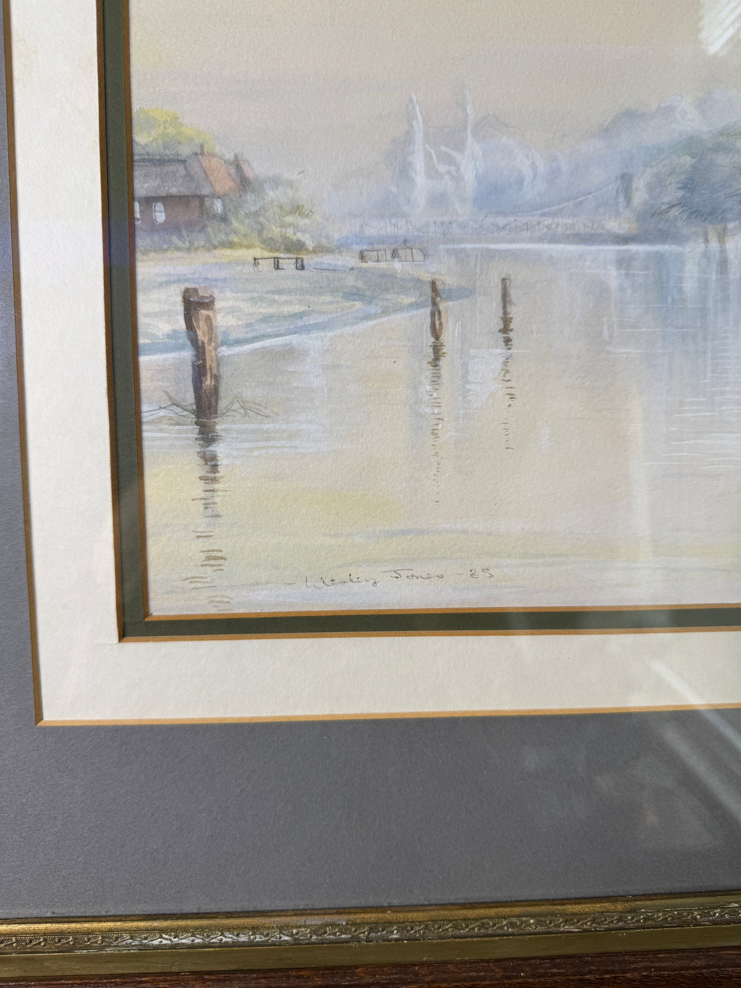 Wesley Jones 1925 – Signed Vintage Watercolour Painting