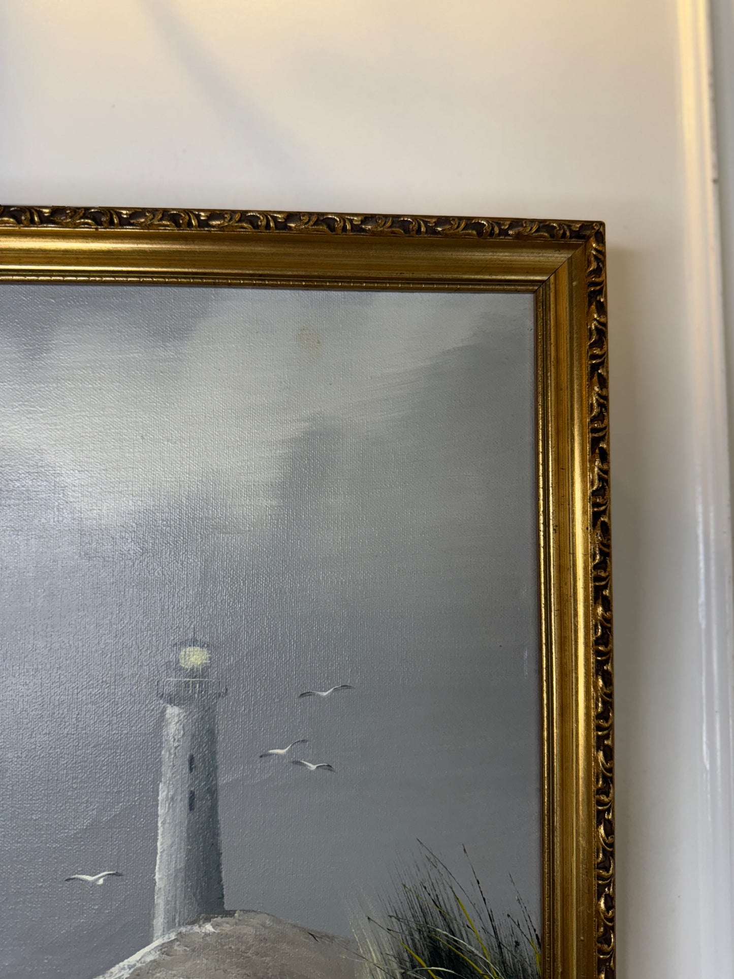Silent Watch – Coastal Oil on Canvas