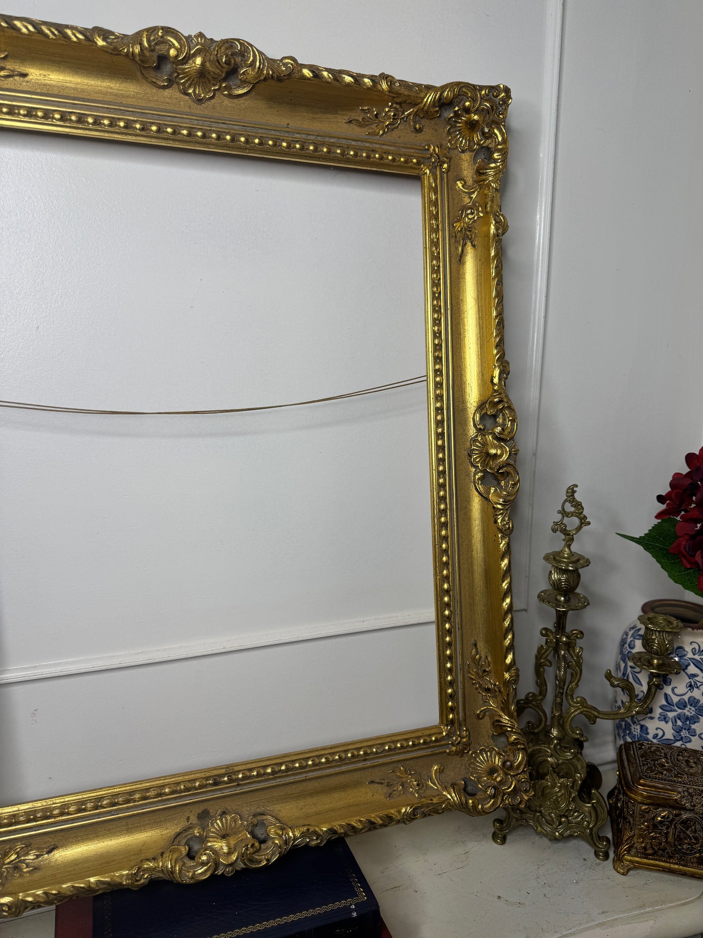 Czech Royalty – Vintage Gold Chippendale Gilt Frame