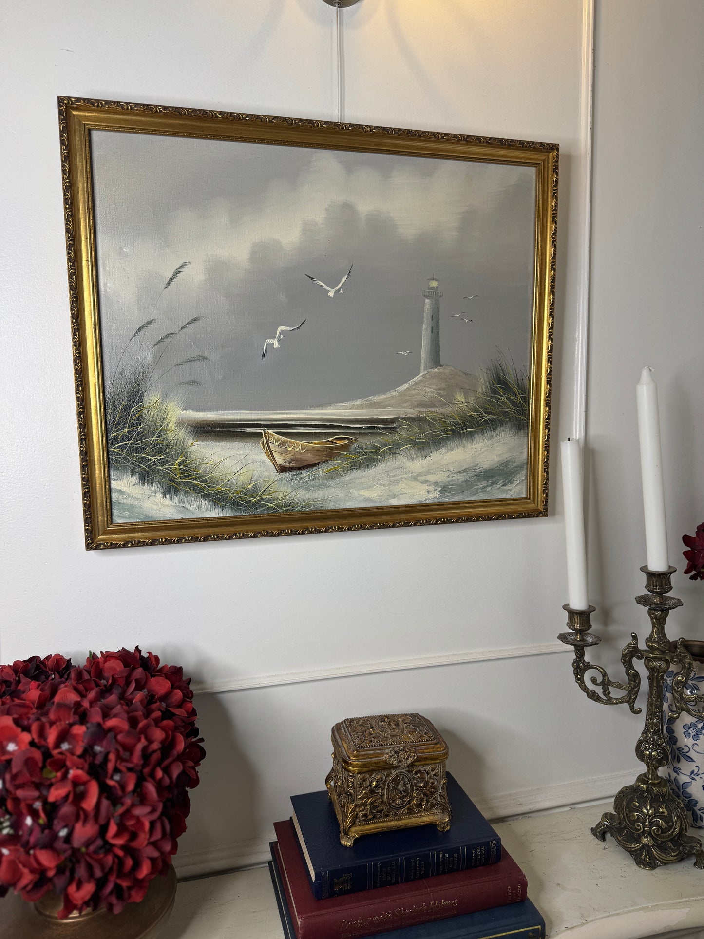Silent Watch – Coastal Oil on Canvas