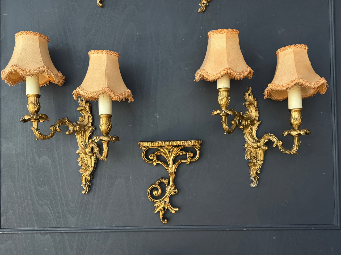French Gilded Antique Wall Lights & Wall Scone