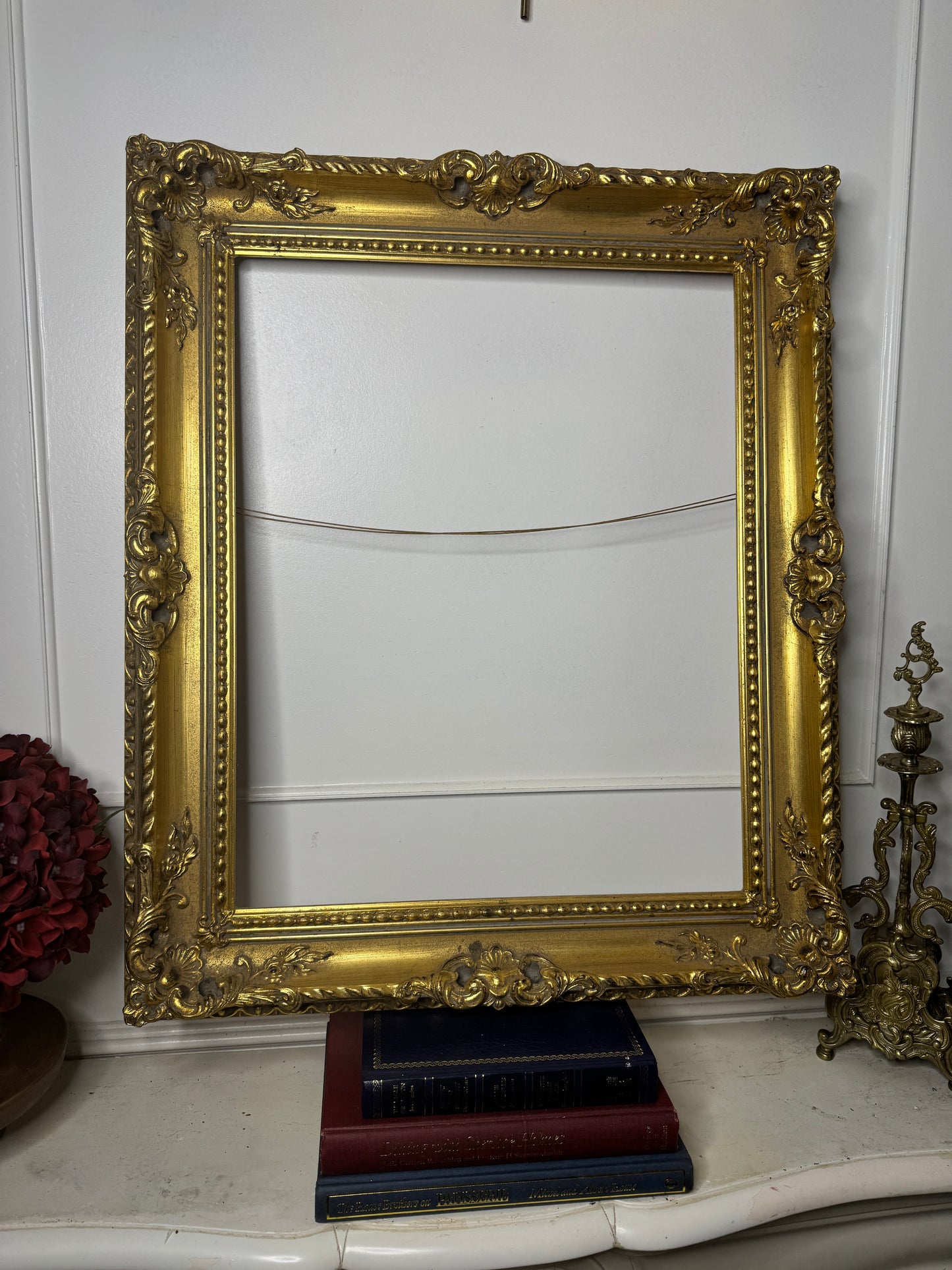 Czech Royalty – Vintage Gold Chippendale Gilt Frame