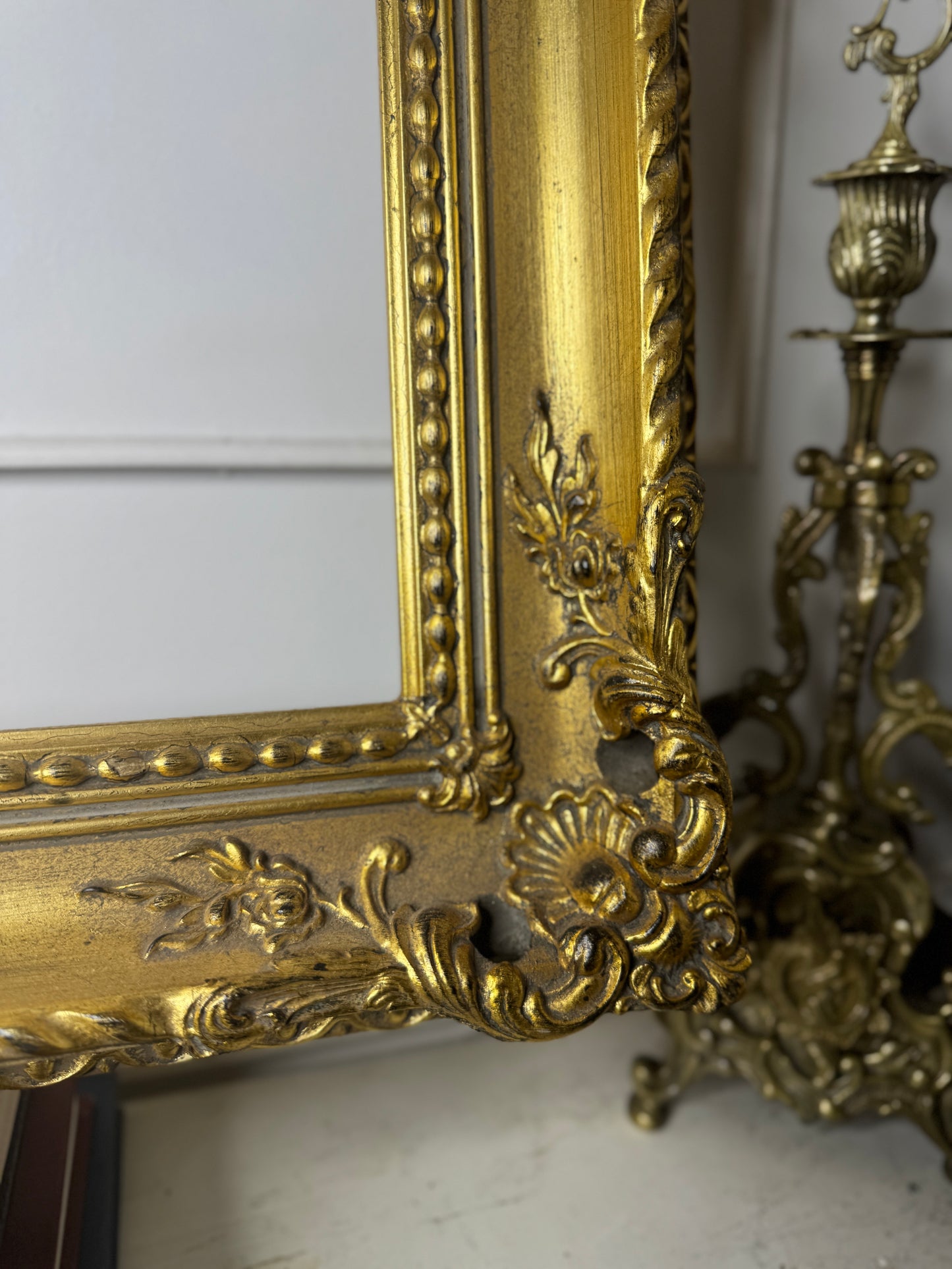 Czech Royalty – Vintage Gold Chippendale Gilt Frame