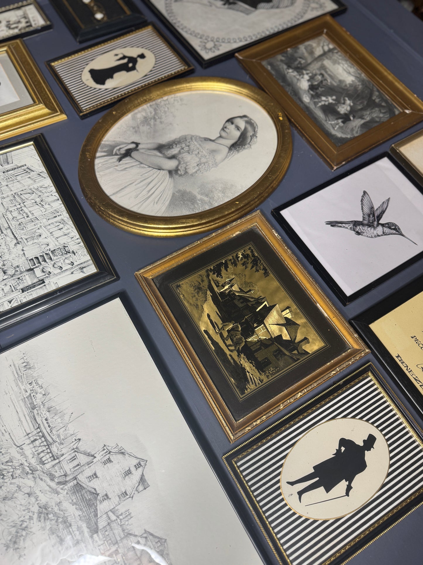 Noir Elegance Collection – Vintage Gallery Wall Set