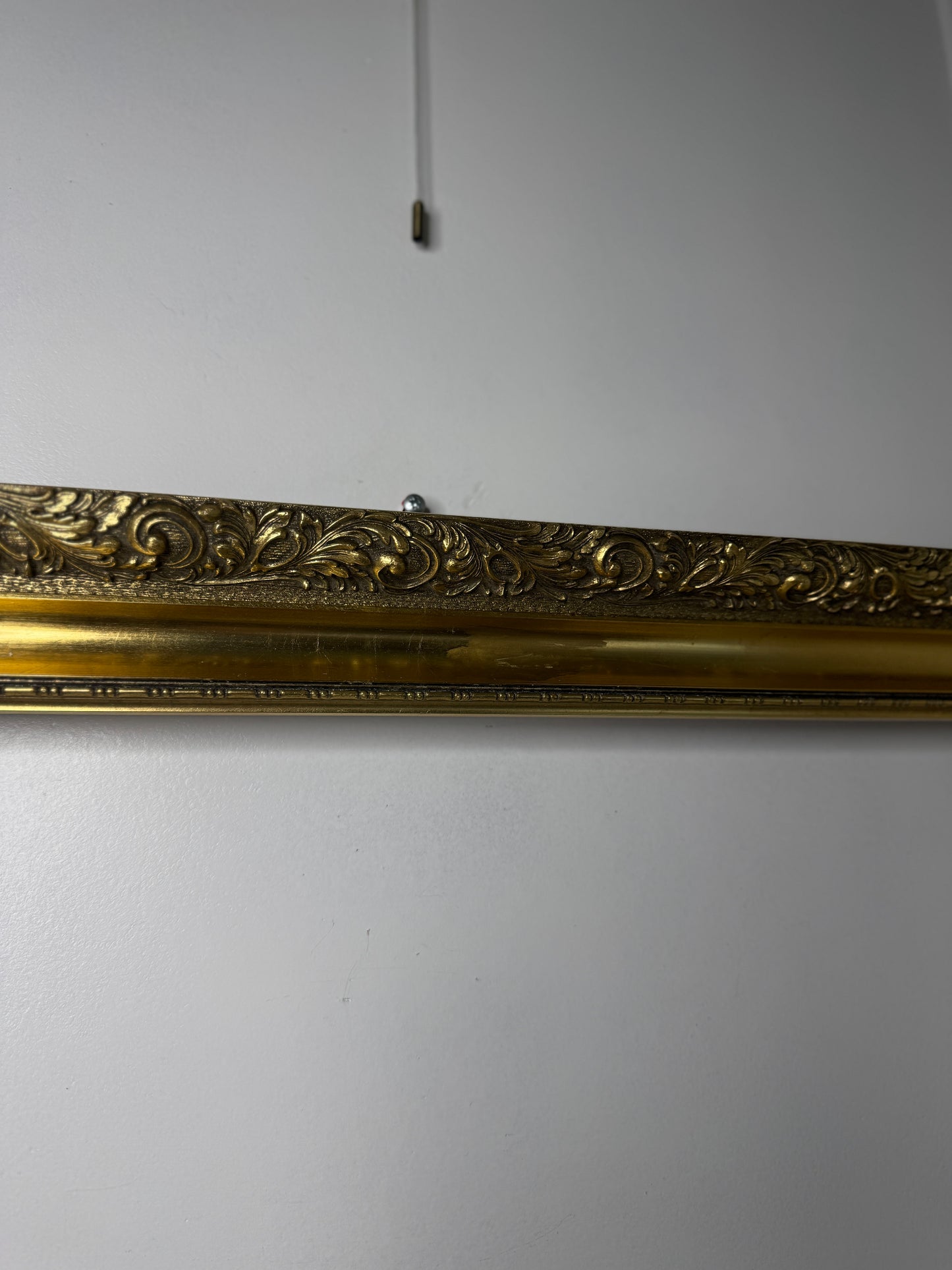 Extra Large - Antique Gold Flower Detailed Ornate Frame