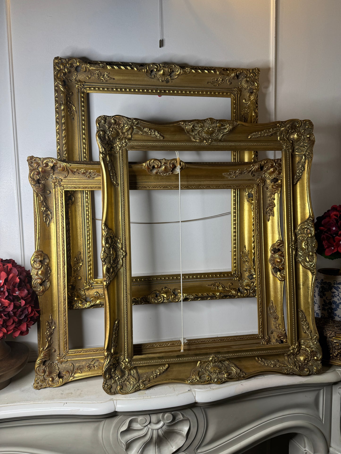 Czech Royalty – Vintage Gold Chippendale Gilt Frame