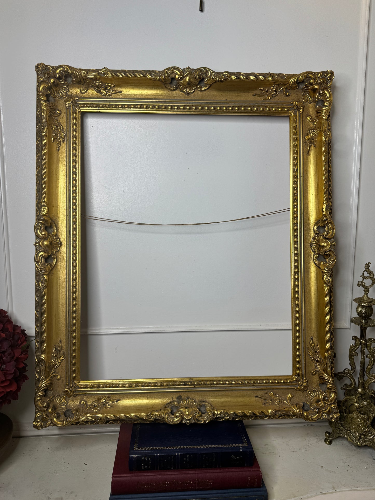 Czech Royalty – Vintage Gold Chippendale Gilt Frame