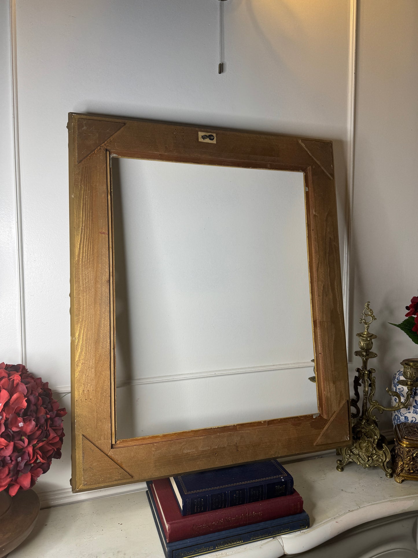 Czech Royalty – Vintage Gold Gilt Ornate Frame from Bohemia