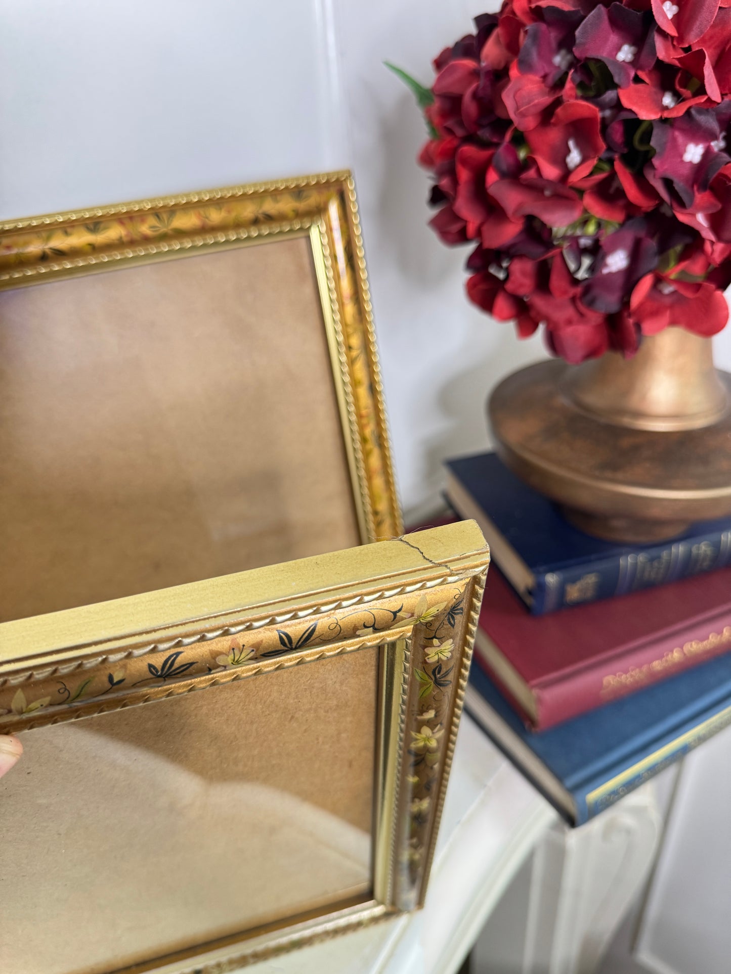 Vintage Unique Bohemian Florique Frame Set