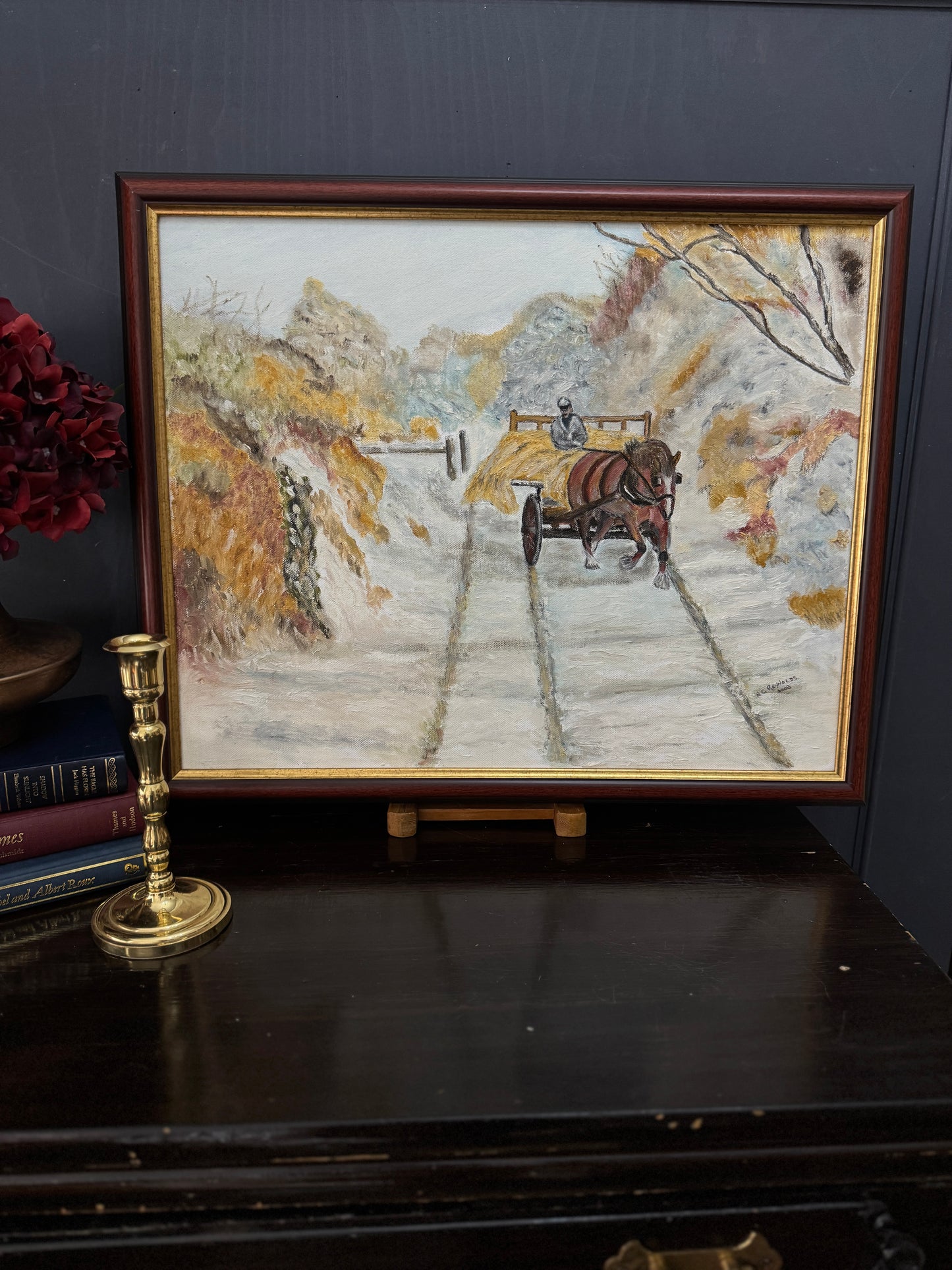 Through Silent Pines– Original Oil Painting by N.G. Reynolds