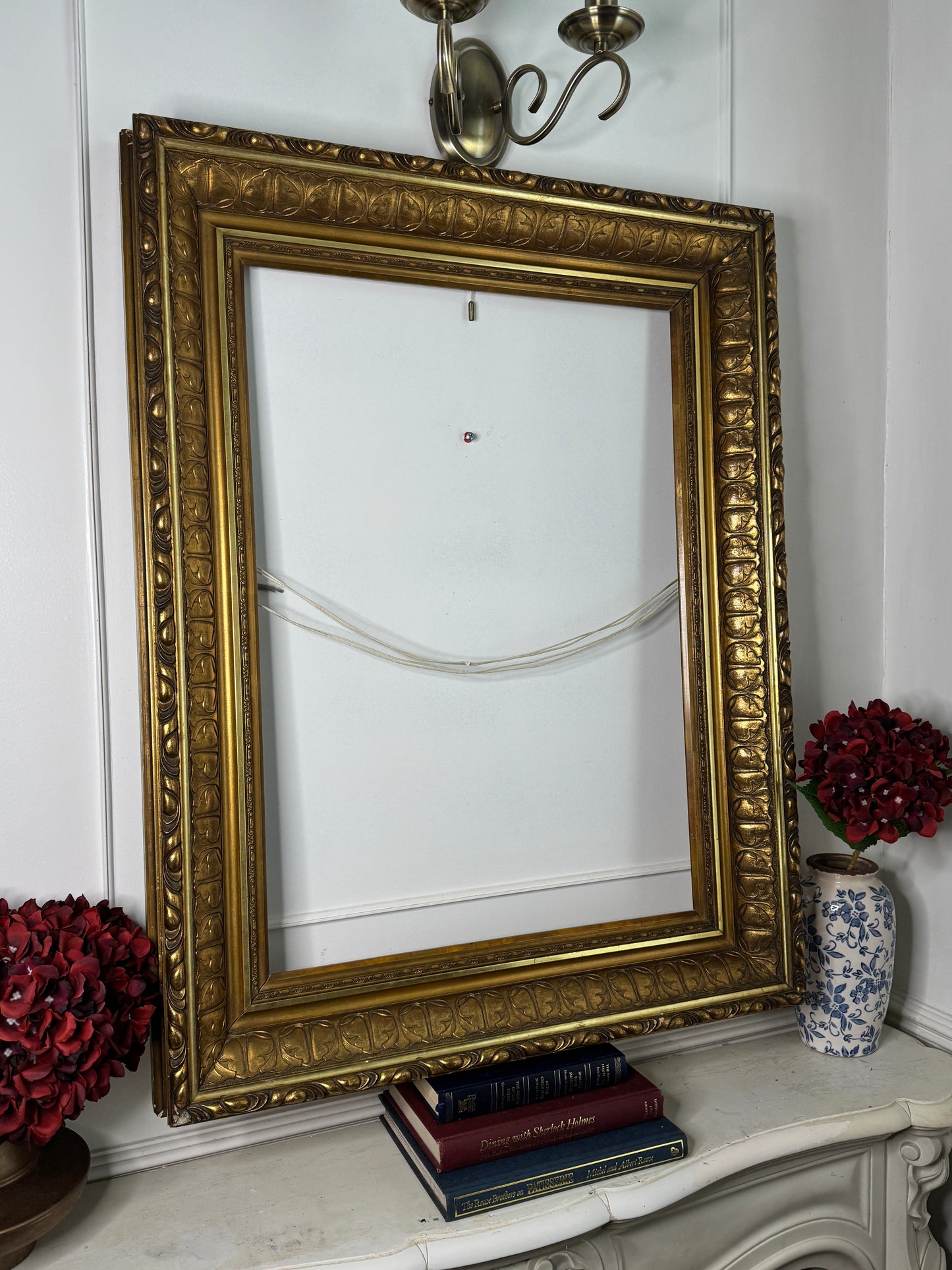 Extremely Heavy Gilt Frame Versailles Style