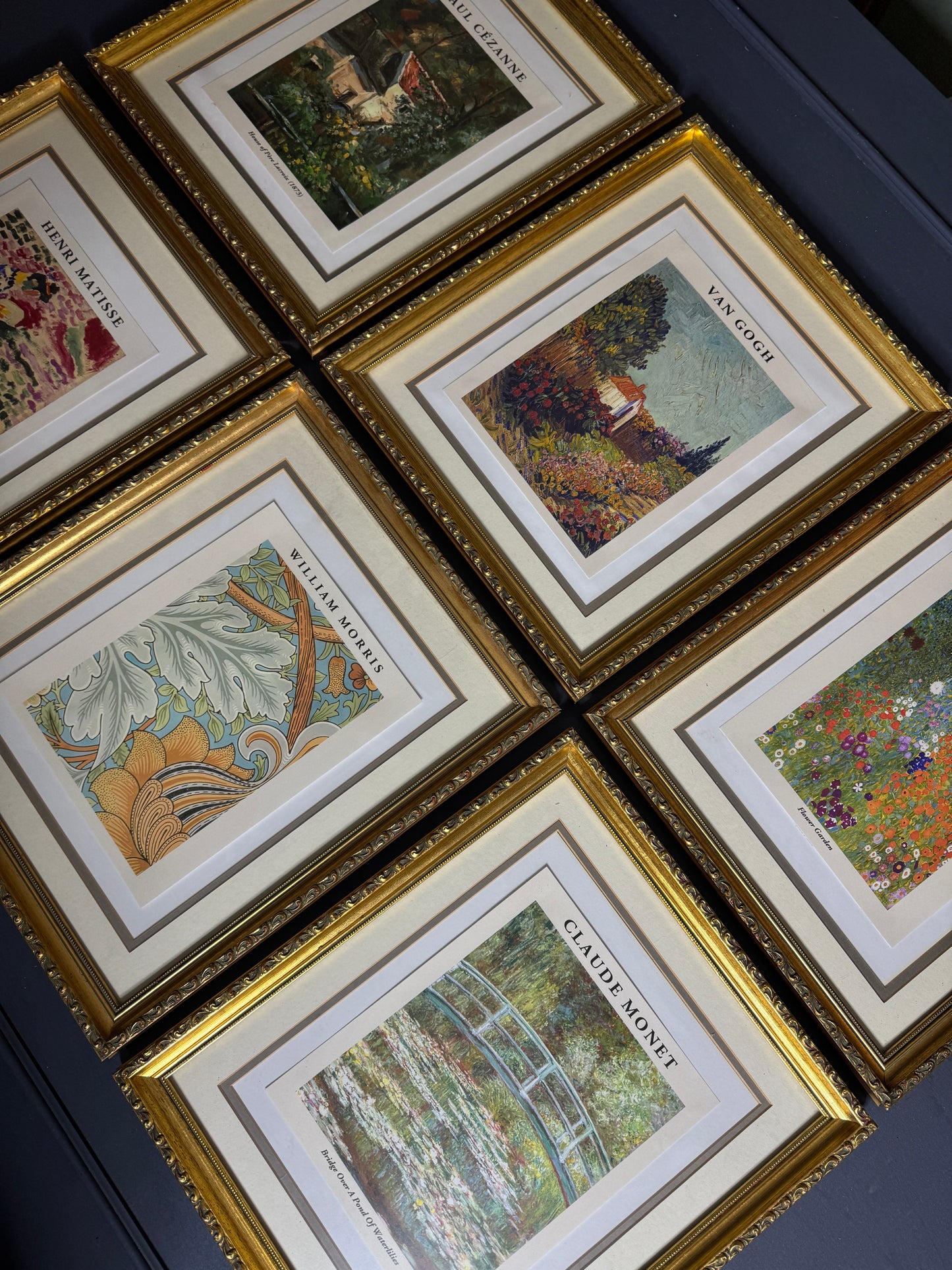 The Gilded Art Dupe Collection-Framed Print Set of Six