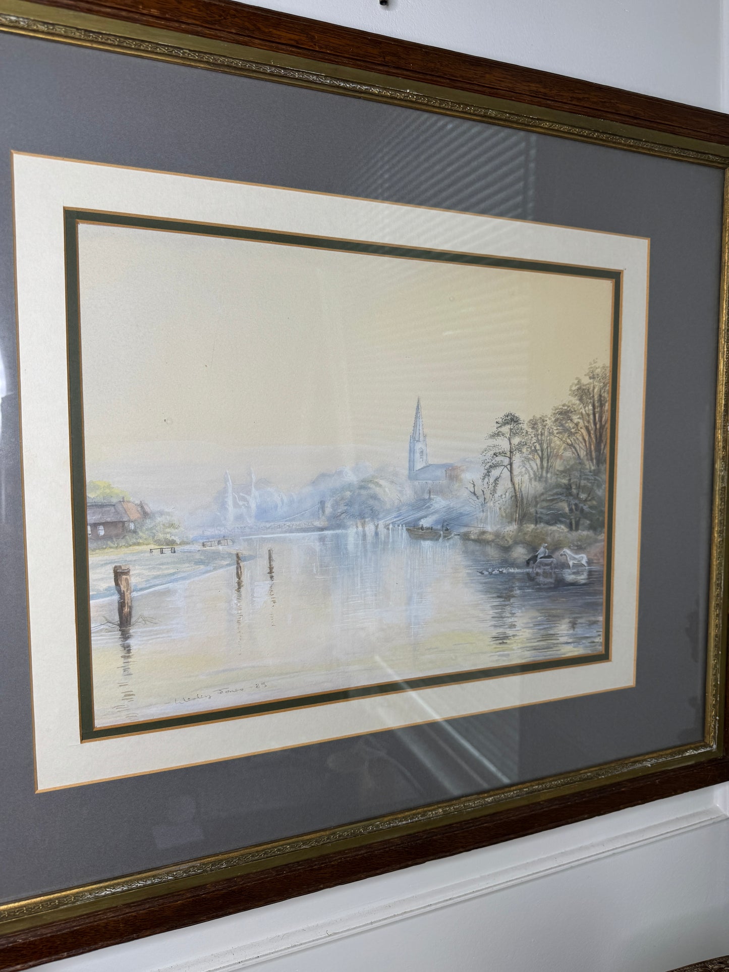 Wesley Jones 1925 – Signed Vintage Watercolour Painting