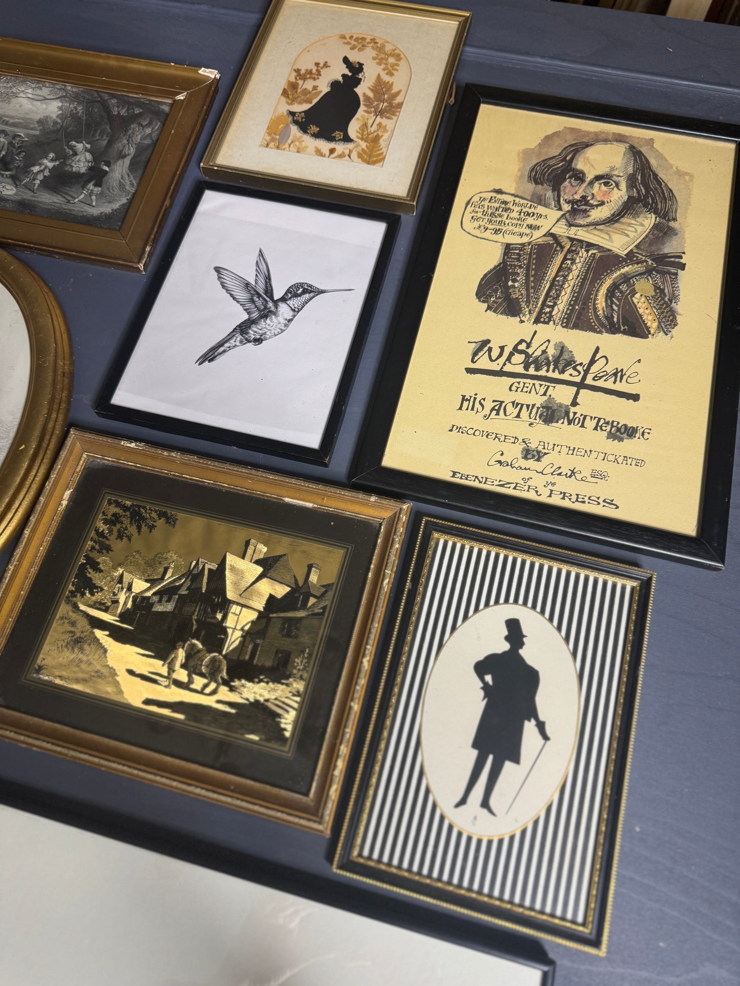 Noir Elegance Collection – Vintage Gallery Wall Set