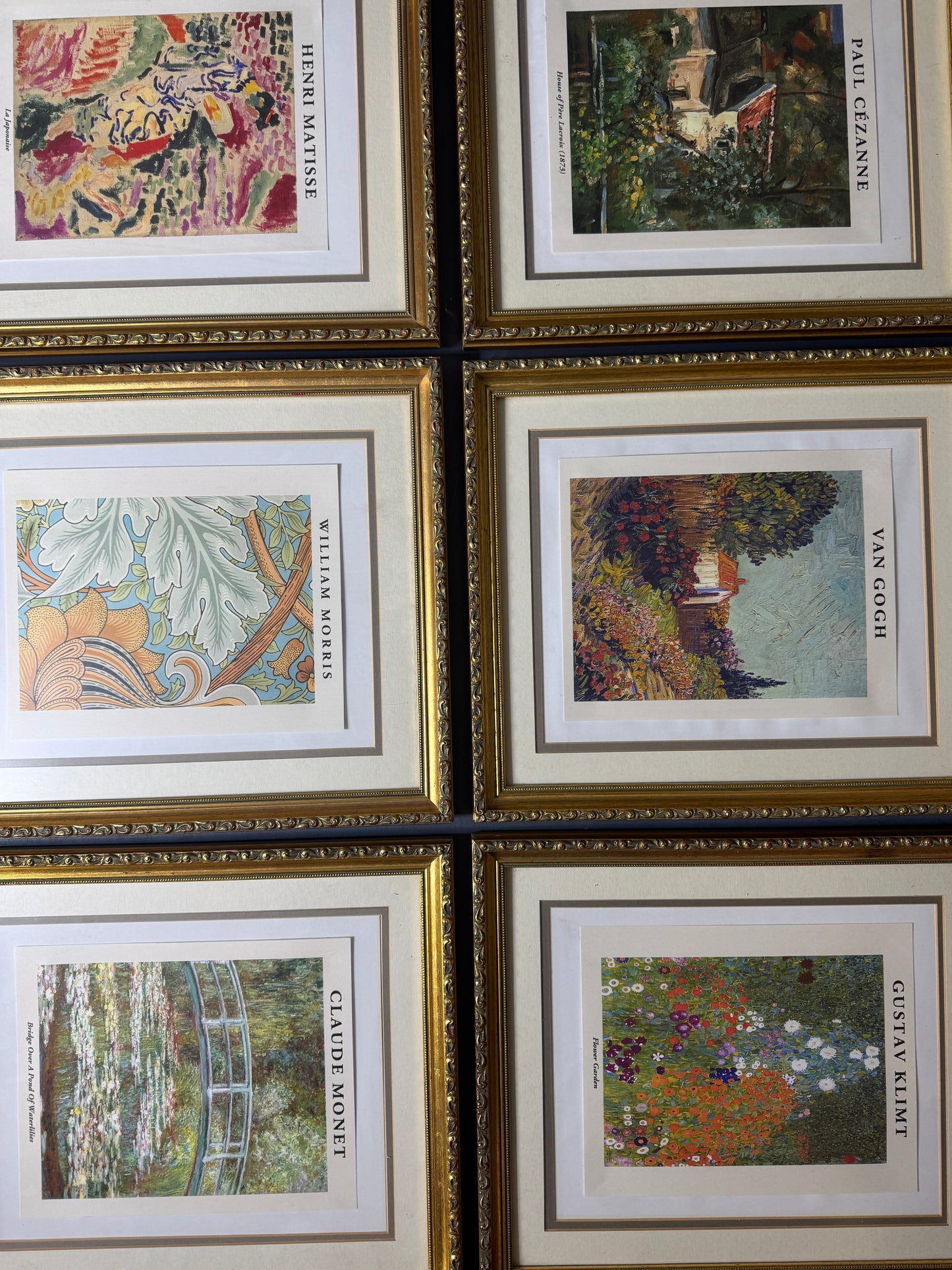 The Gilded Art Dupe Collection-Framed Print Set of Six