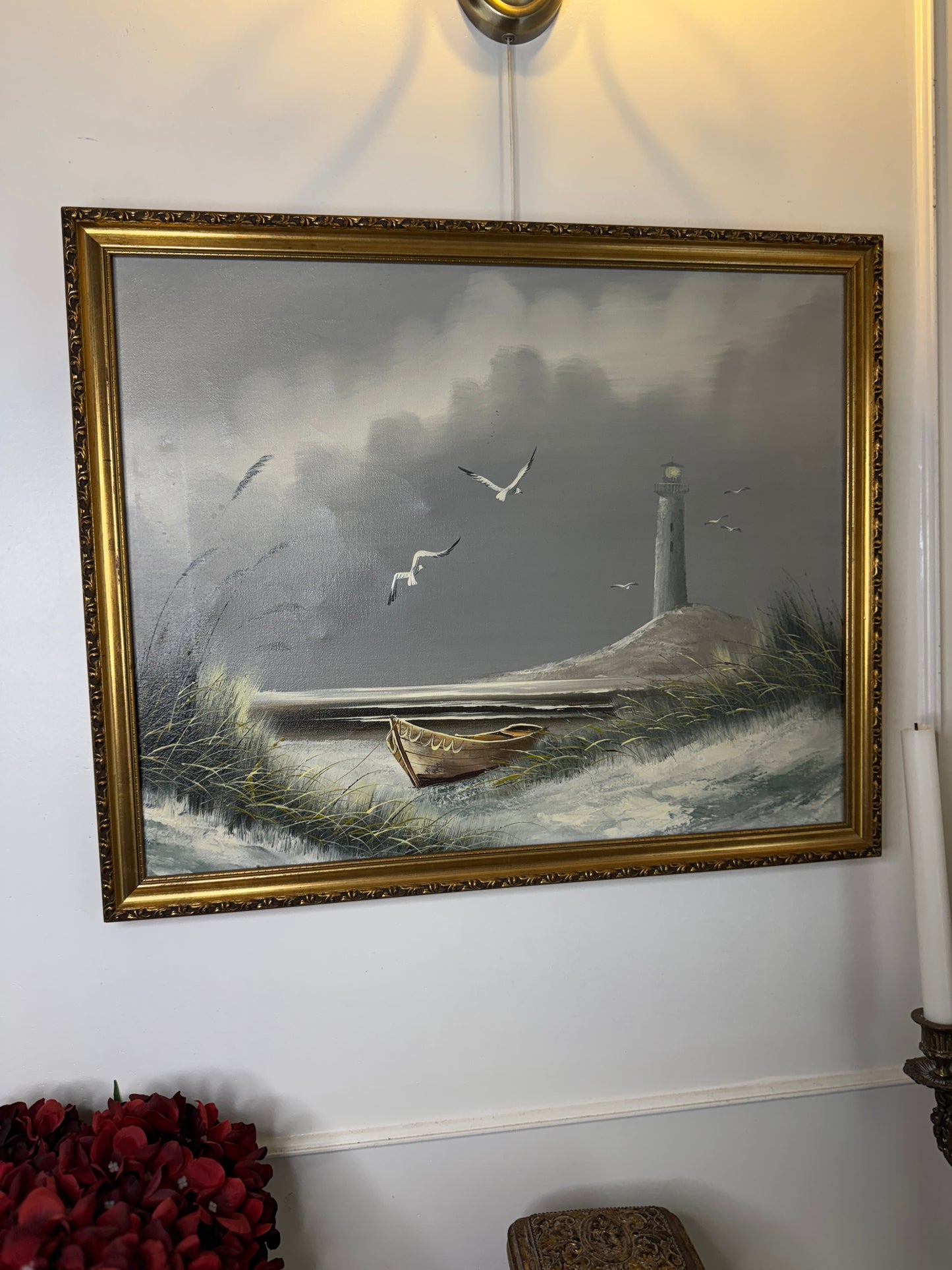 Silent Watch – Coastal Oil on Canvas