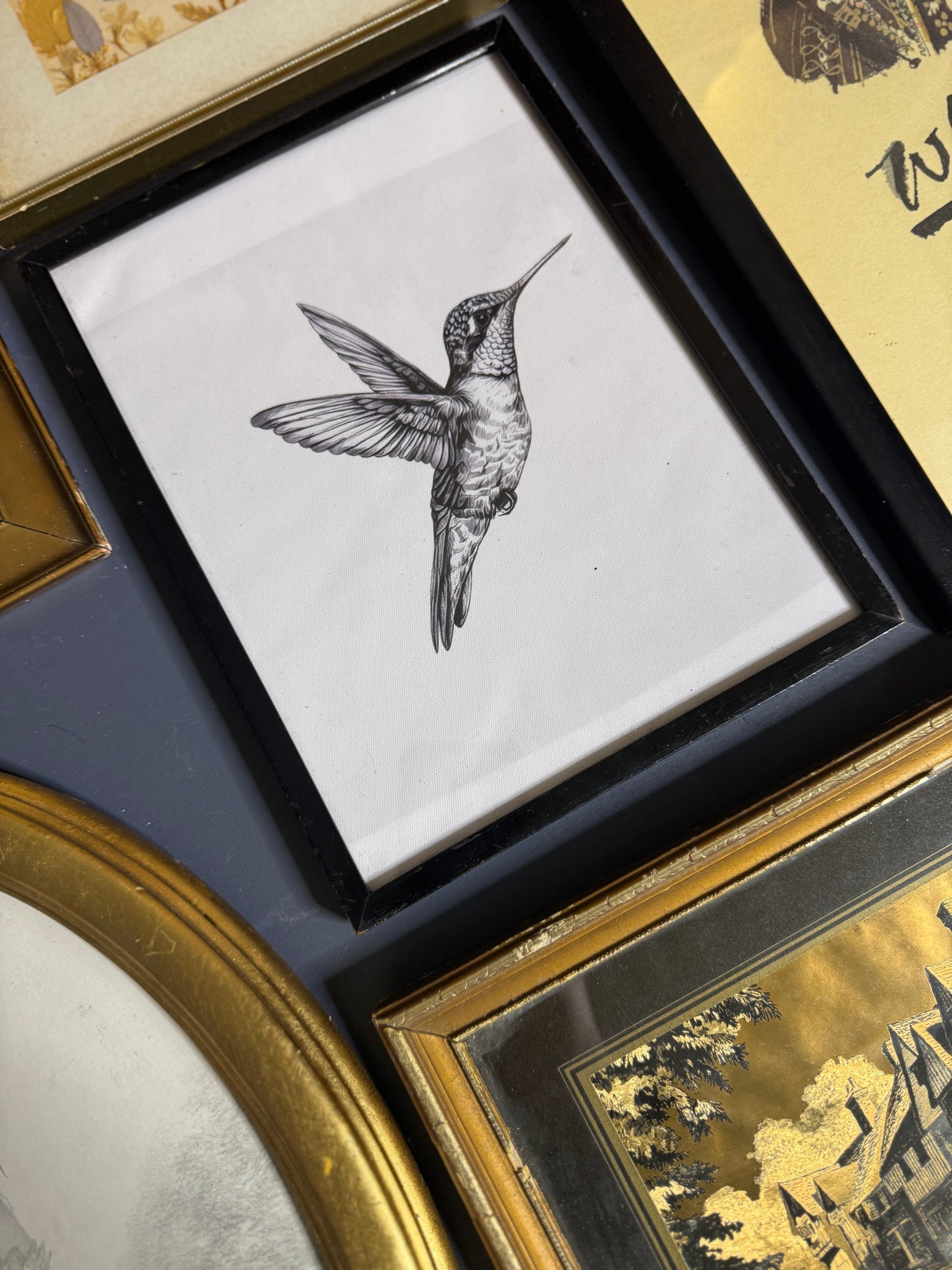 Noir Elegance Collection – Vintage Gallery Wall Set