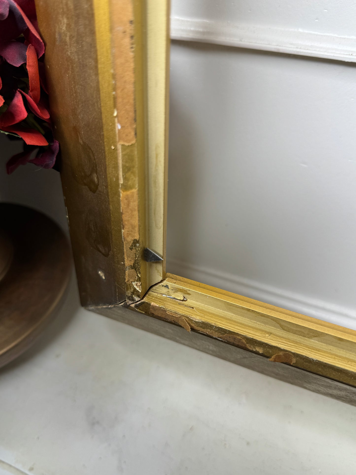 Extra Thick Antique Gold Frame – Large Rome Ornate Frame